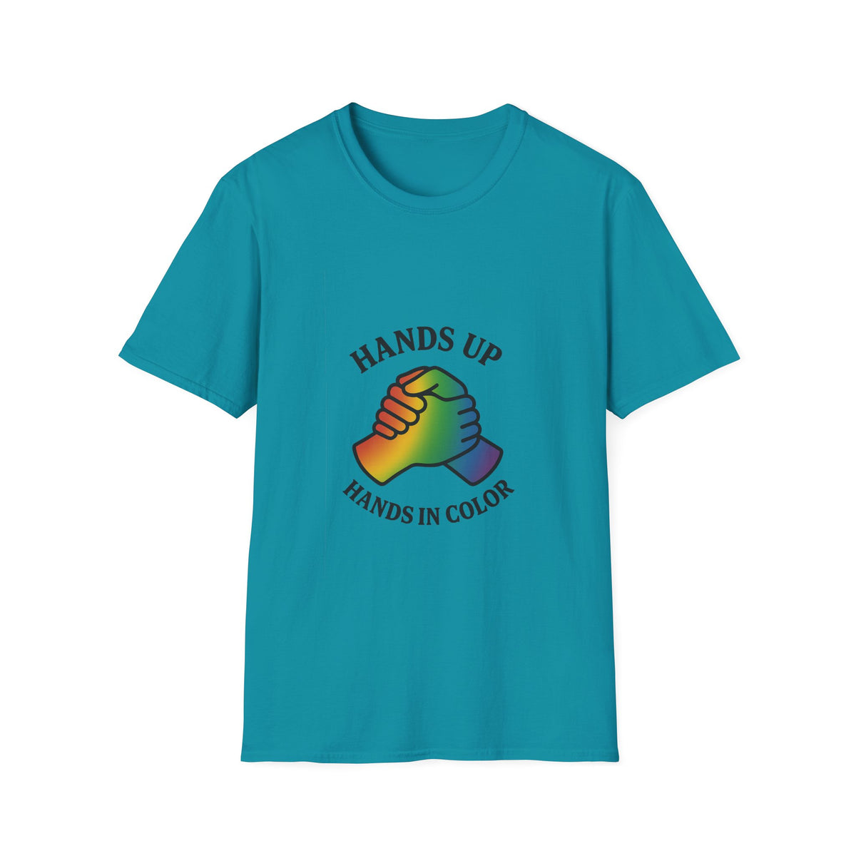 Hands Up Rainbow Hands in Color T-Shirt - Trending Now - October 2026