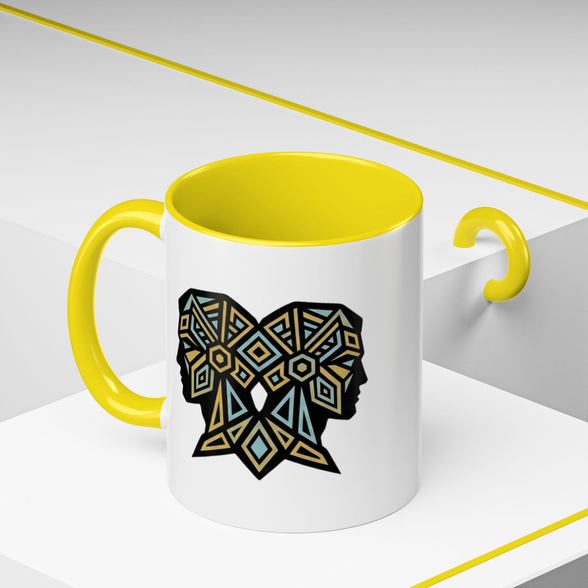 Gemini Zodiac Accent Coffee Mug