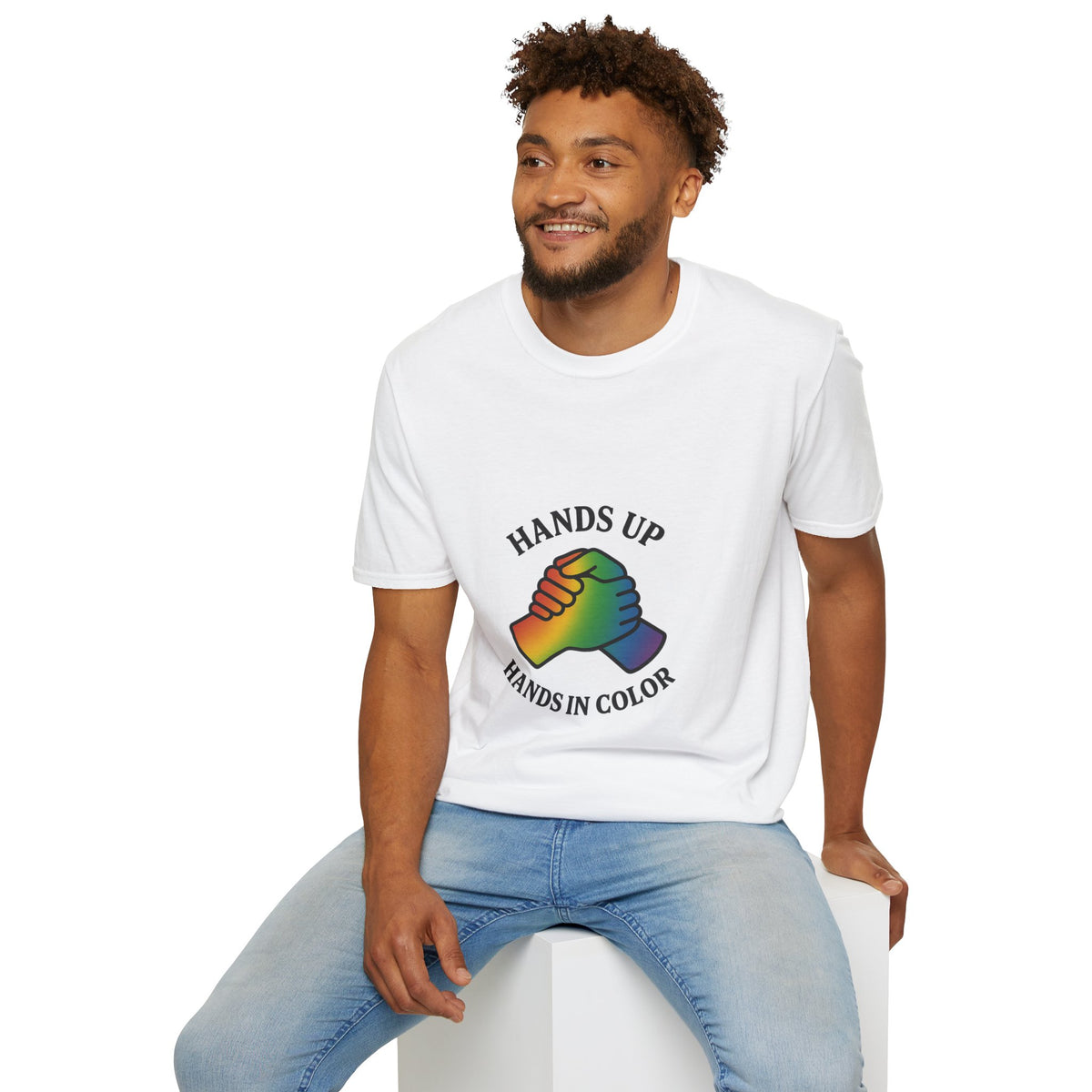 Hands Up Rainbow Hands in Color T-Shirt - Trending Now - October 2026