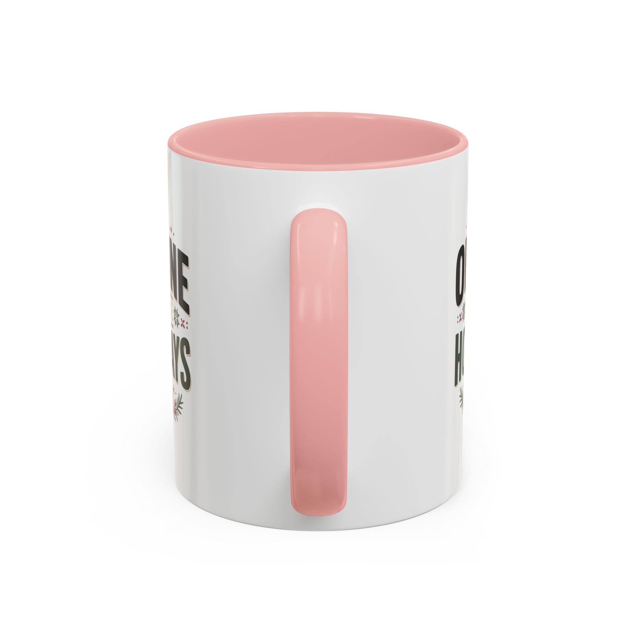 Christmas Holiday Coffee Mug — “Offline for the Holidays” Accent Ceramic Mug