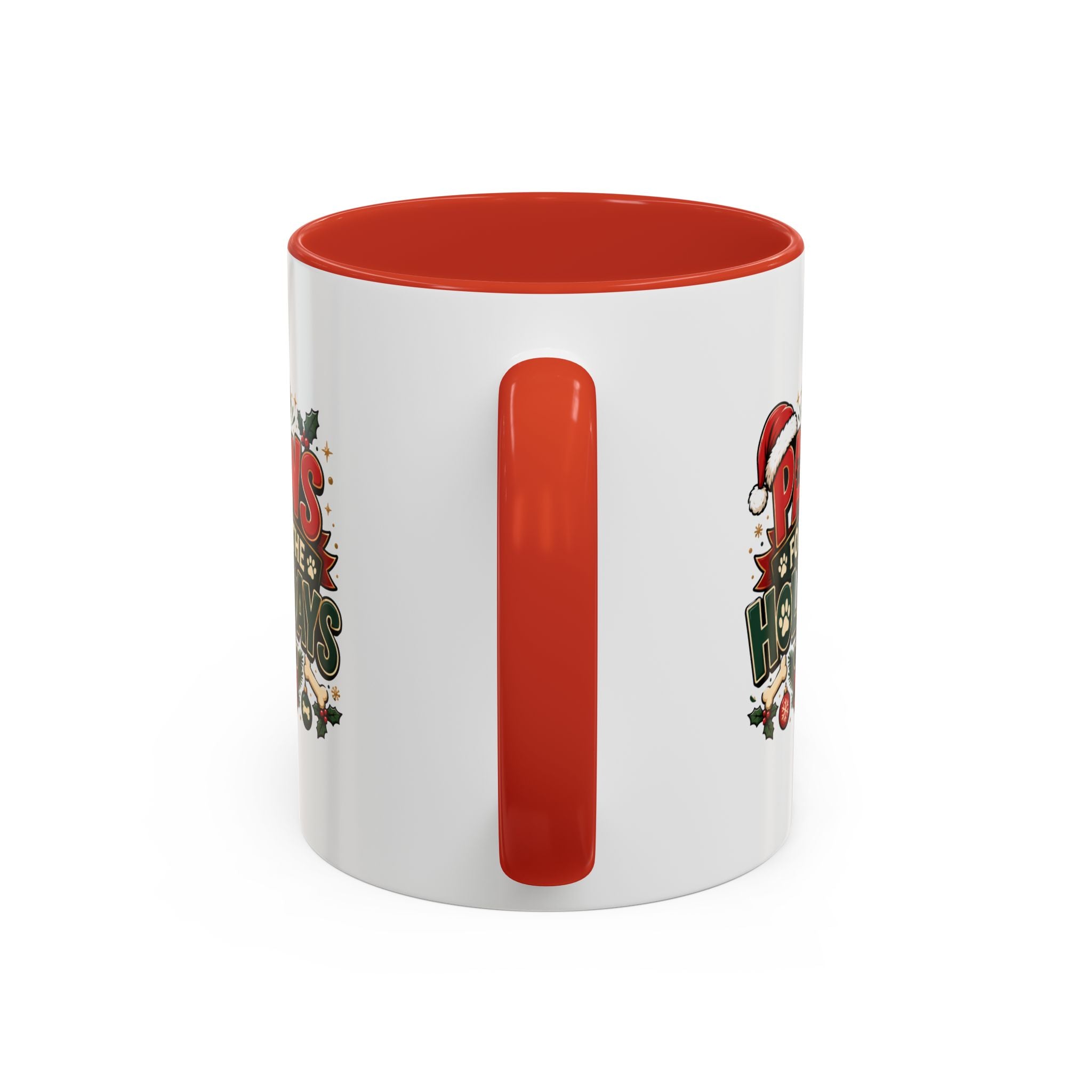 Paws for the Holidays Coffee Mug - Festive Pet Lover Accent Mug