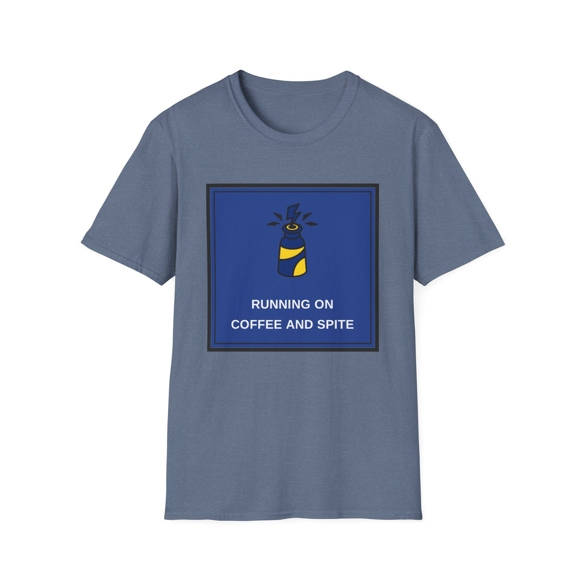 T-Shirt — Running on Coffee and Spite Graphic Tee - Trending Now - August 2026