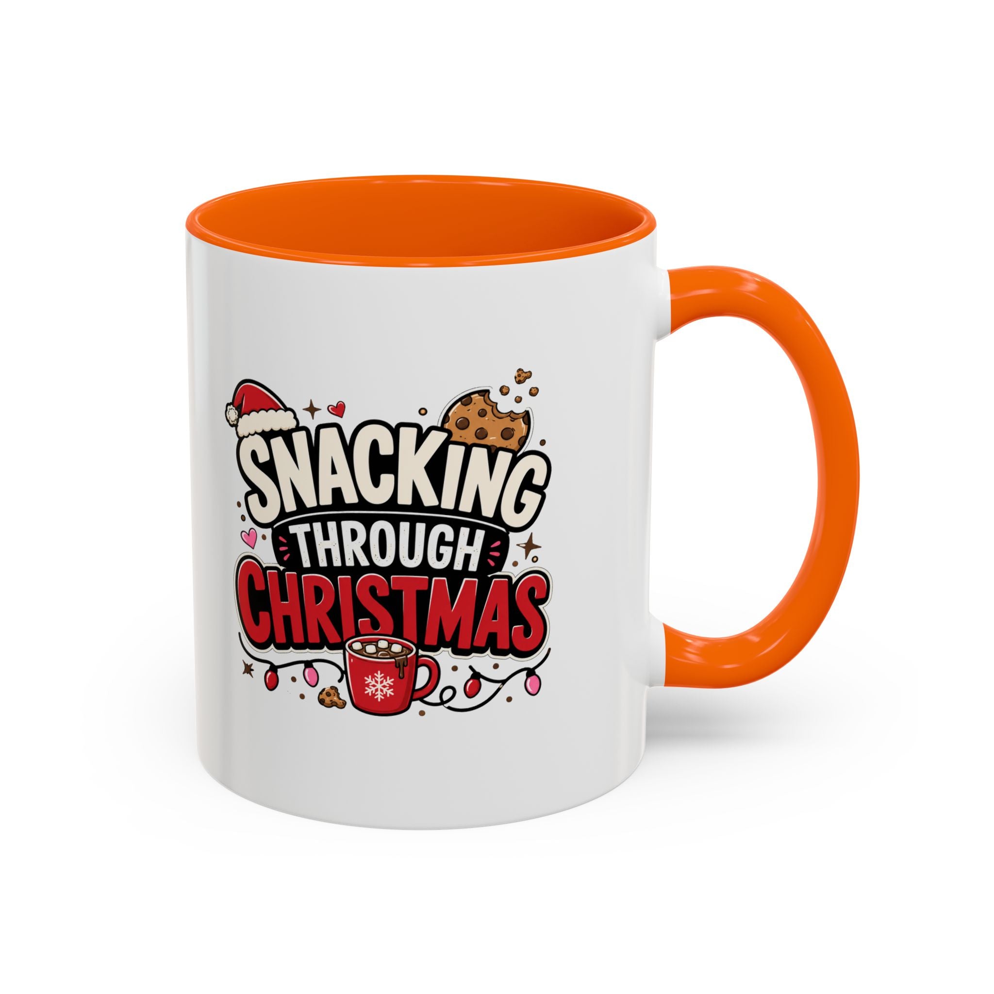 Modern Day Christmas Snacking Through Christmas Coffee Mug