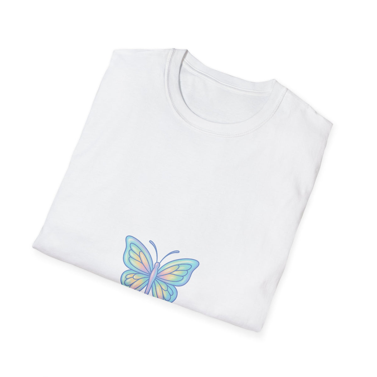 Butterfly Pastel Tee — 'Flutter & Fly' Small Chest Graphic T-Shirt - Trending Now - October 2026