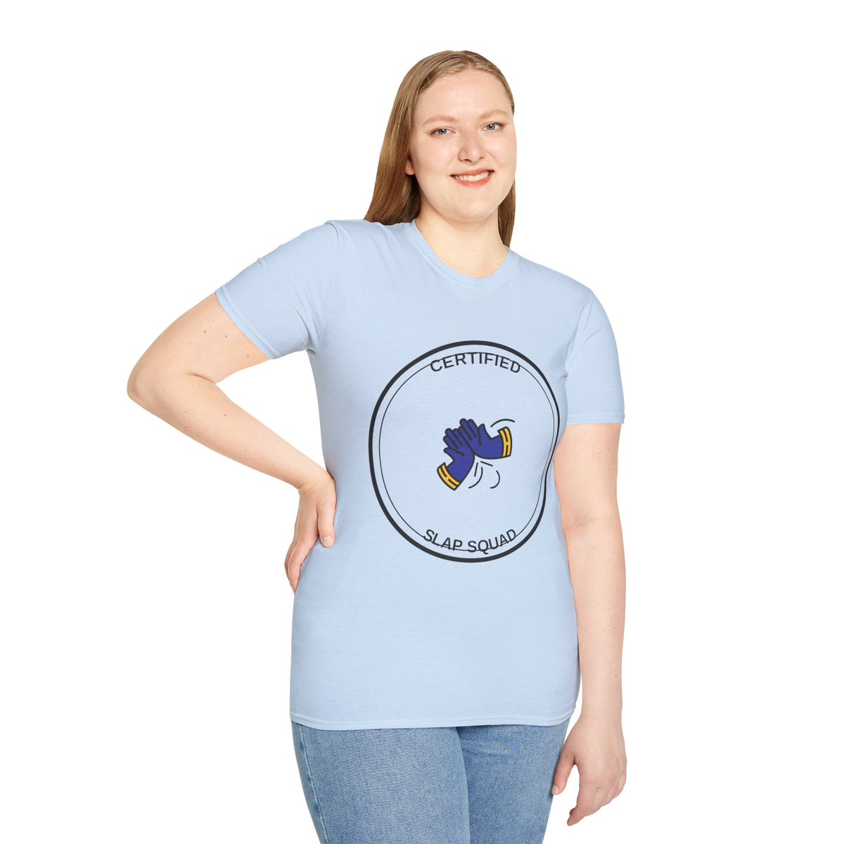 Certified Slap Squad T-Shirt — Funny Novelty Graphic Tee - Trending Now - August 2026