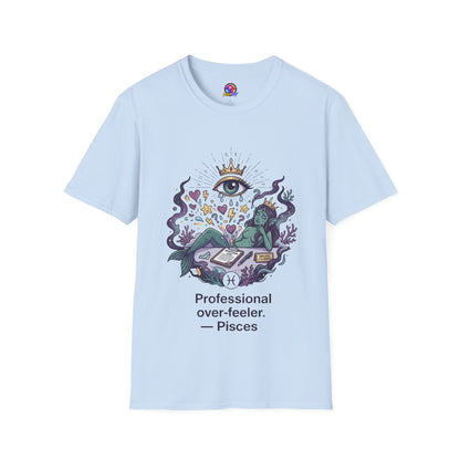 Mystic Eye Graphic T‑Shirt — 'Professional Over‑Feeler' Surreal Tee