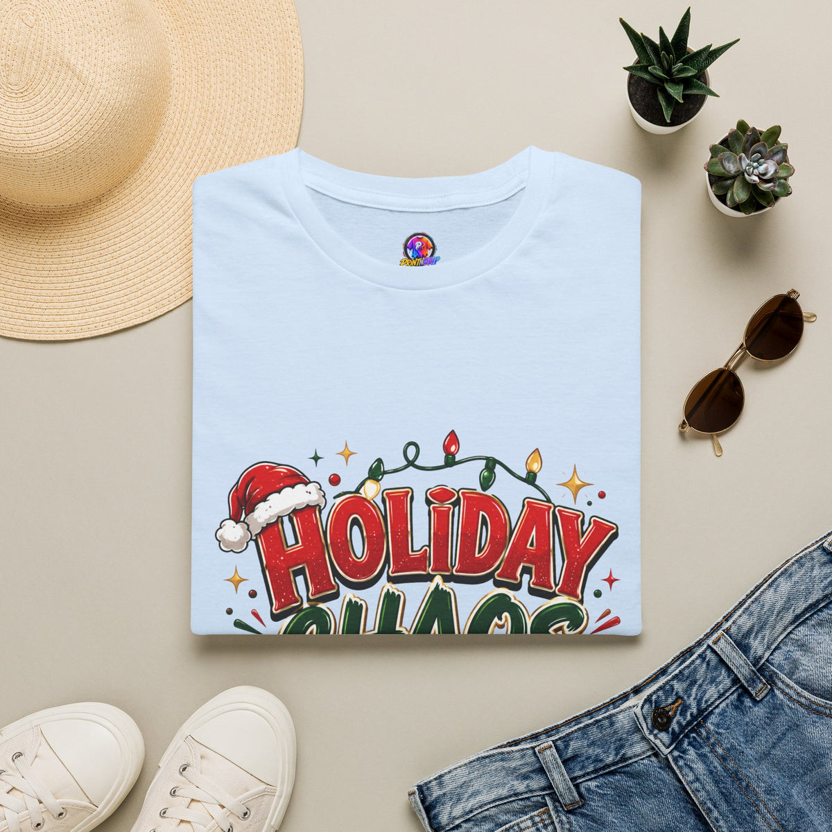 Holiday Chaos Coordinator T-Shirt — Funny Christmas Crew Tee