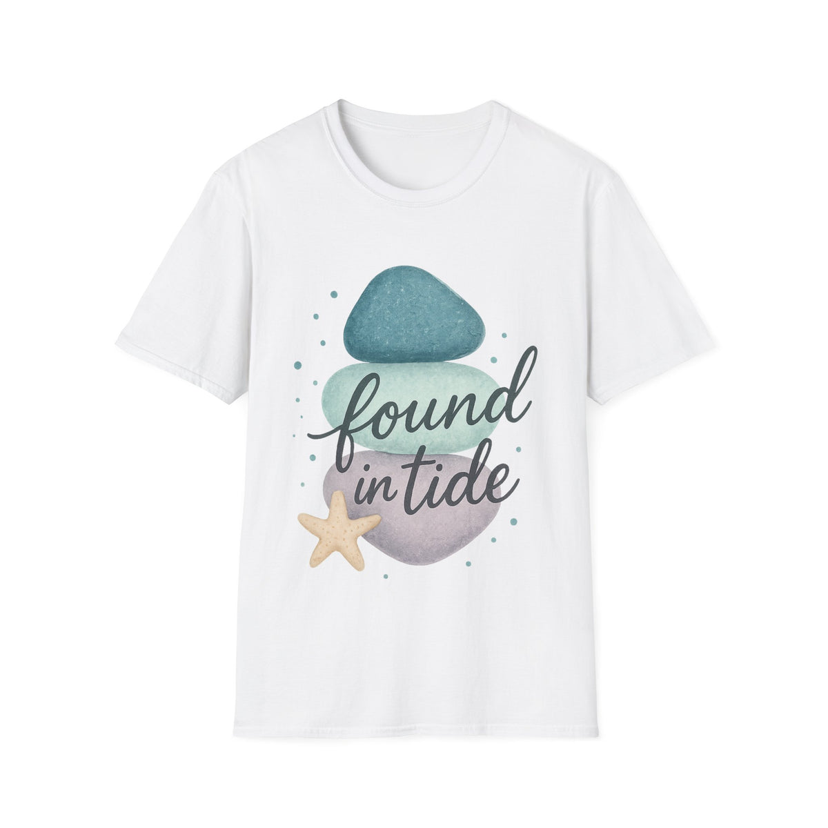 Found My Balance Beach Zen T-Shirt — Stacked Stones & Starfish Relaxation Tee - Trending Now - September 2026