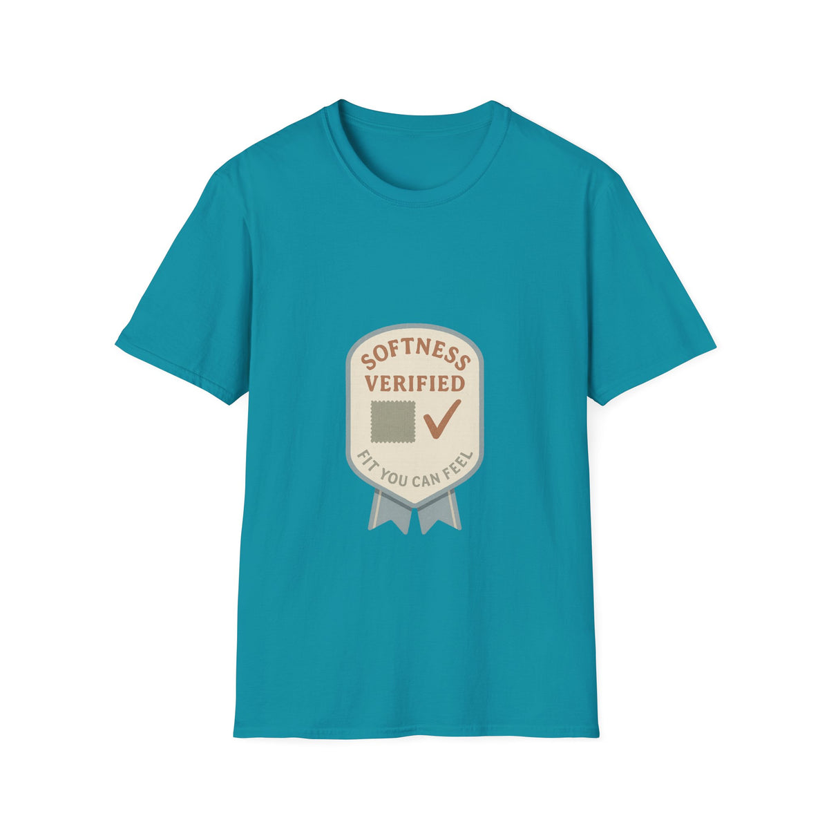 Softness Verified Badge T-Shirt — Cozy Comfort Graphic Tee - Trending Now - October 2026