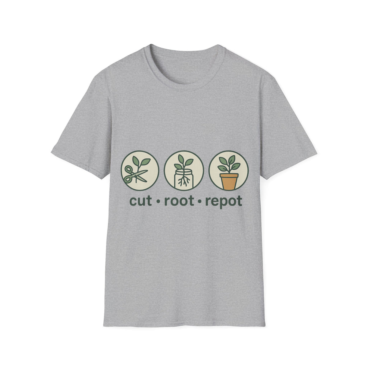 Herbal Icons T‑Shirt — Sage, Mint & Chamomile Plant Symbols Tee - Trending Now - September 2026