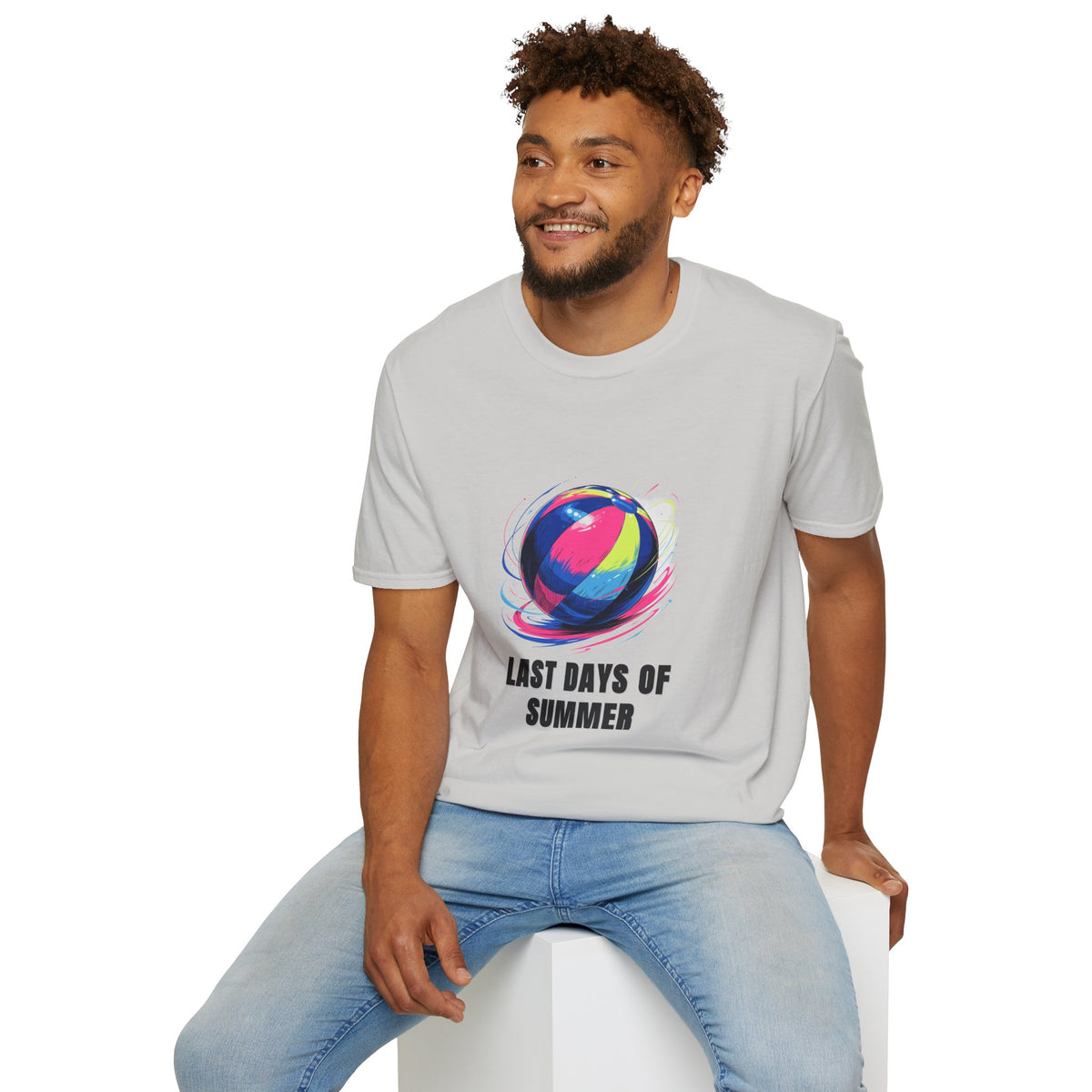 Last Days of Summer T-Shirt — Colorful Beach Ball Graphic Tee - Trending Now - August 2026