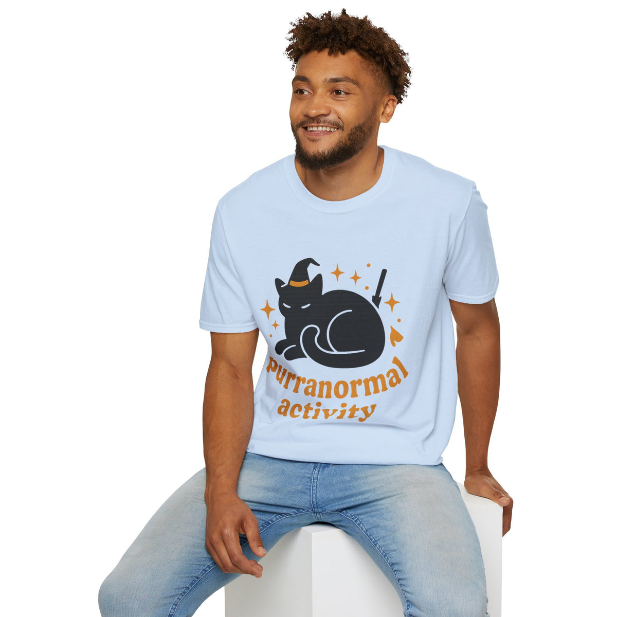 Paranormal Activity Circle T-Shirt — Cute Retro Ghost & Stars Tee - Trending Now - August 2026