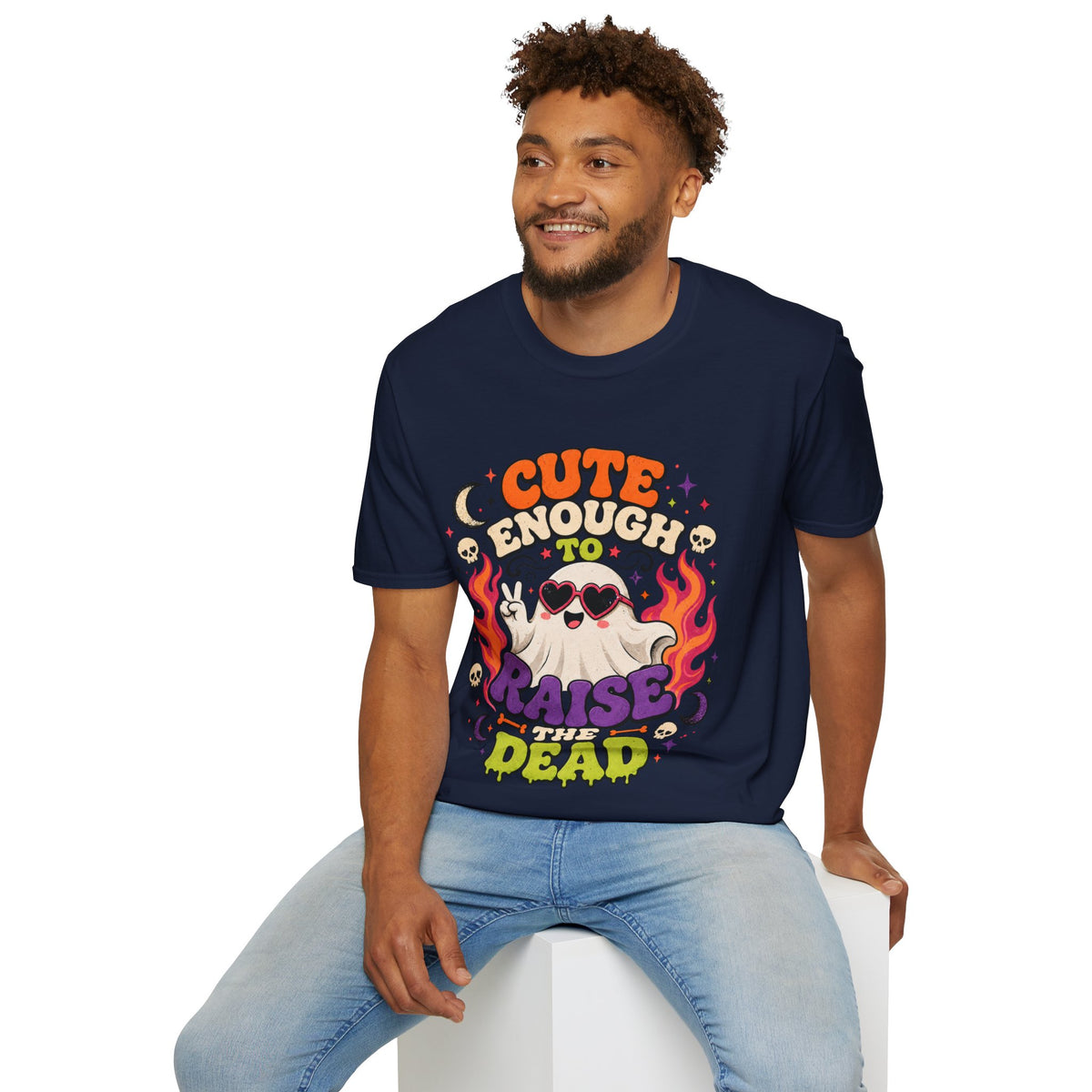Halloween Cute Enough Unisex Softstyle T-Shirt