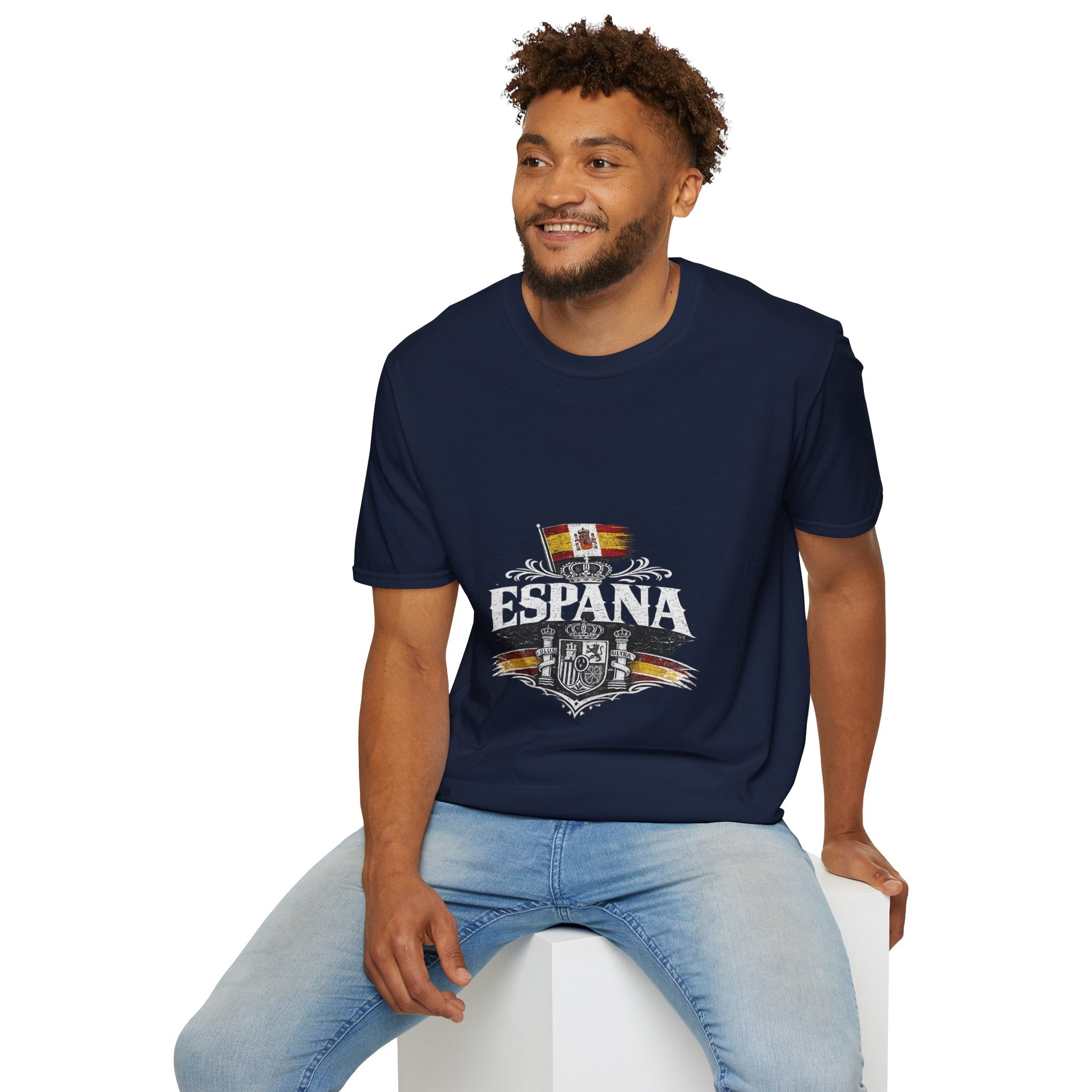 Spain Flag Crest T-Shirt — Spanish Pride Graphic Tee