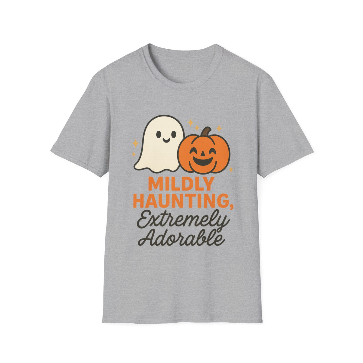 Mildly Haunting Extremely Adorable Ghost T-Shirt, Cute Halloween Pumpkin Tee - Trending Now - September 2026