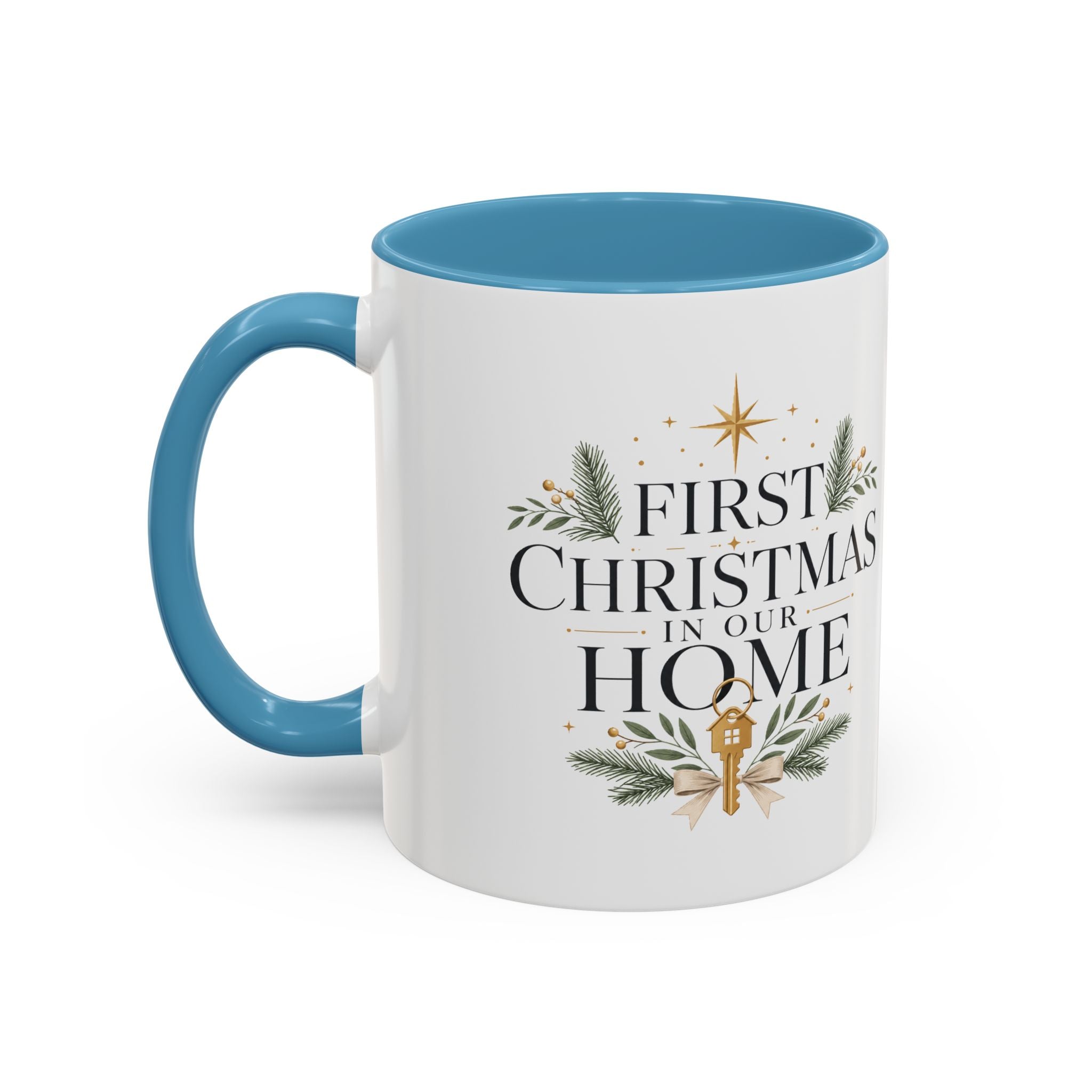 Christmas First Christmas in Our Home Accent Coffee Mug – Holiday Keepsake
