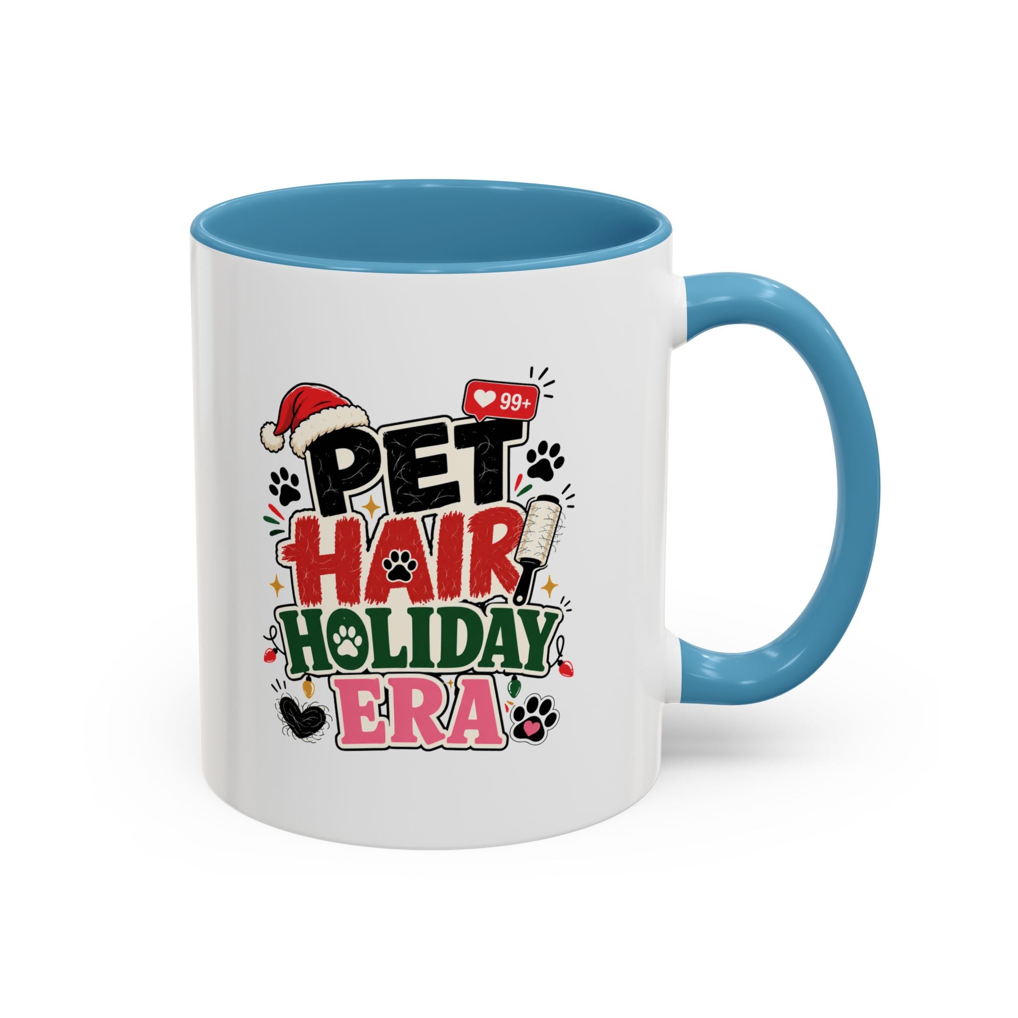 Modern Day Christmas Pet Hair Holiday Era Coffee Mug