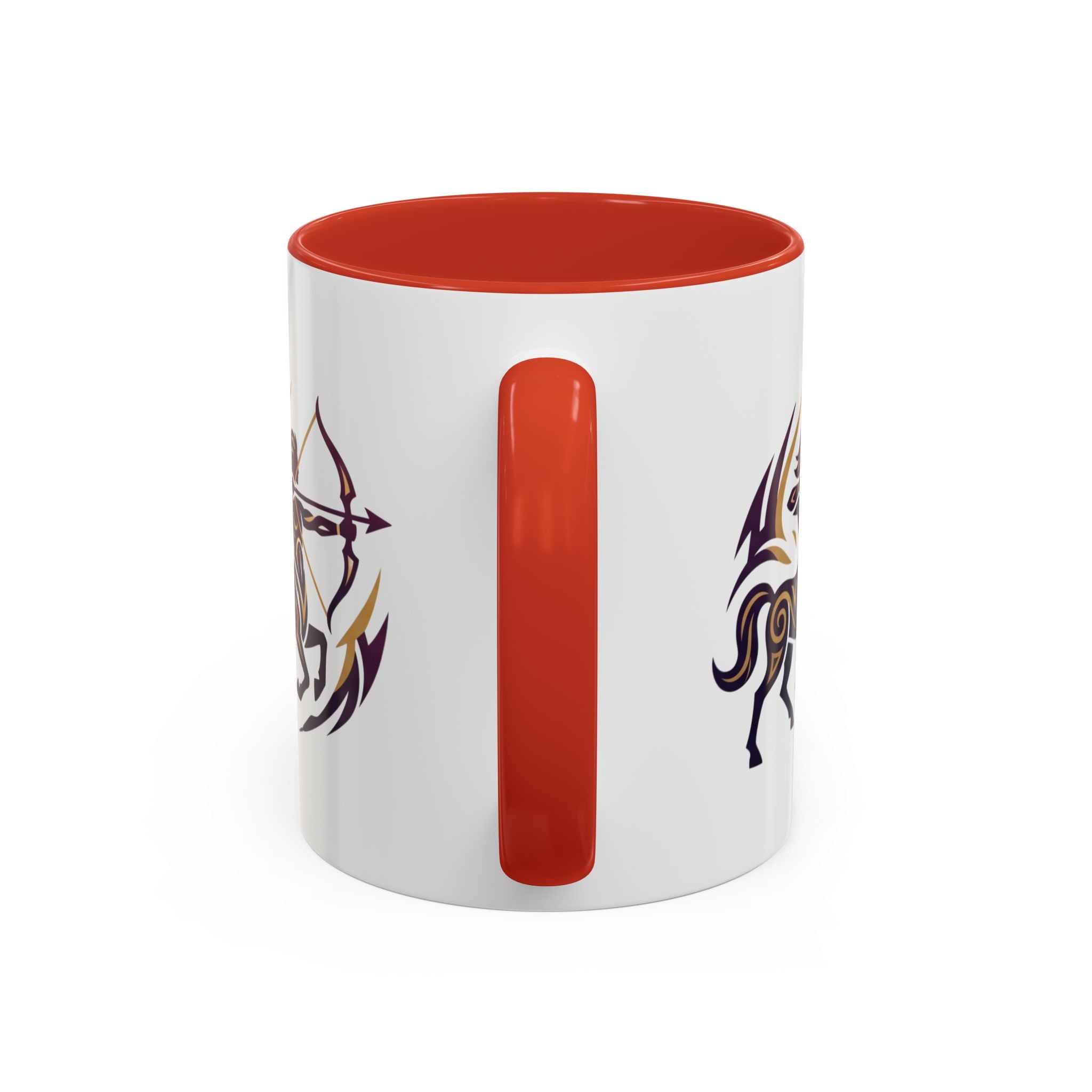Sagittarius Zodiac Coffee Mug — Archer Centaur Astrology Accent Mug