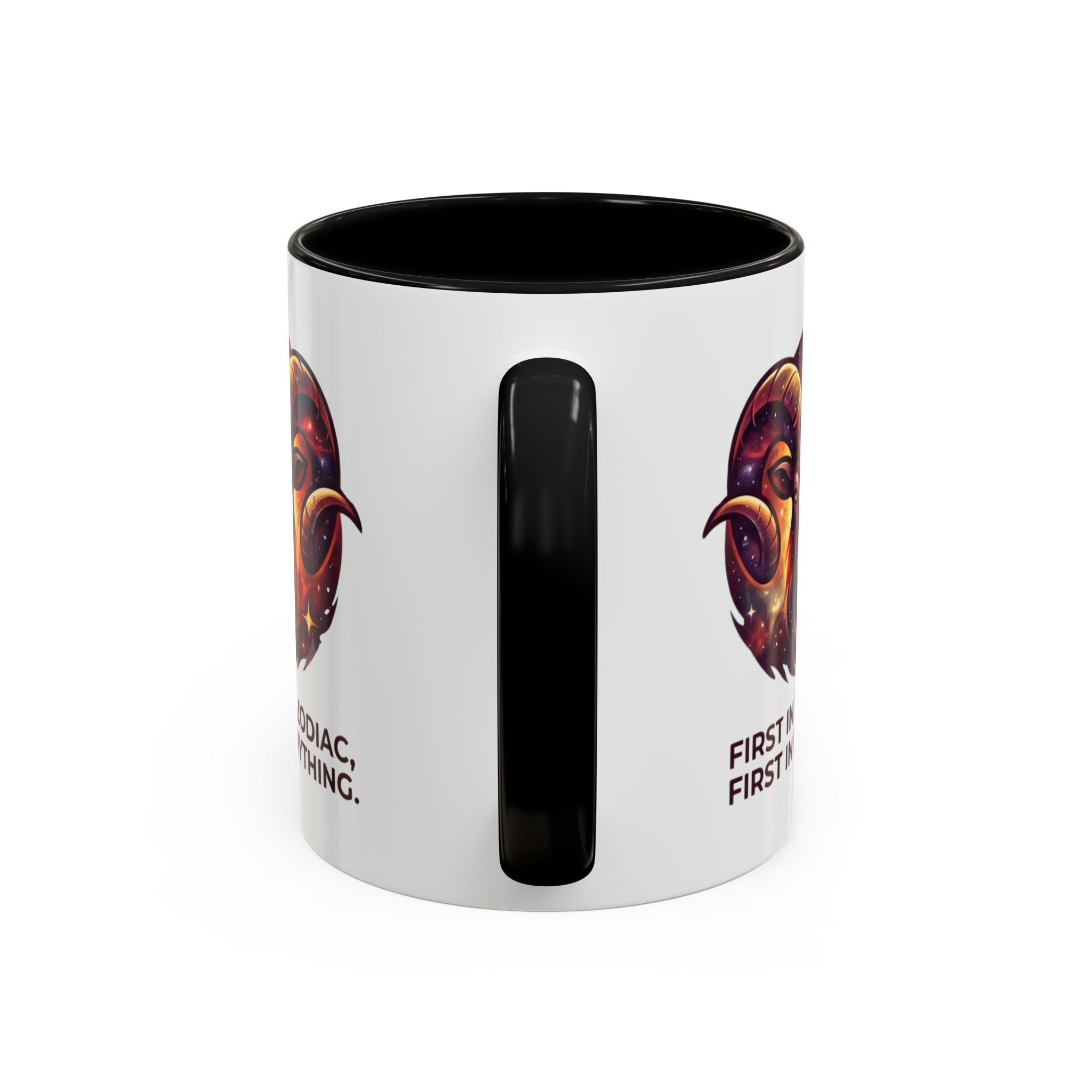 Aries Zodiac Coffee Mug — "First in the Zodiac, First in Everything" Accent Mug