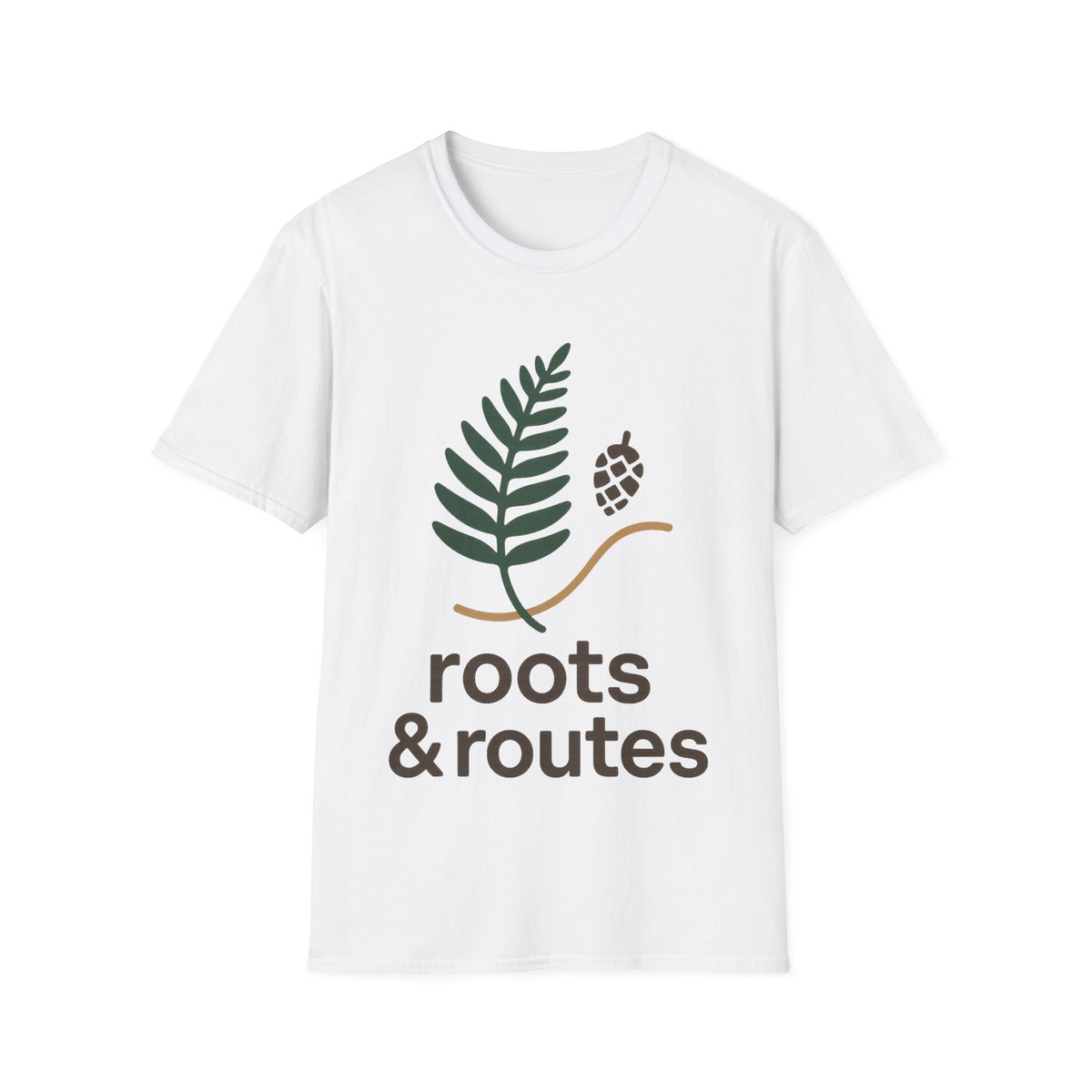 Roots & Routes Logo T-Shirt — Nature-Inspired Travel Tee - Trending Now - September 2026