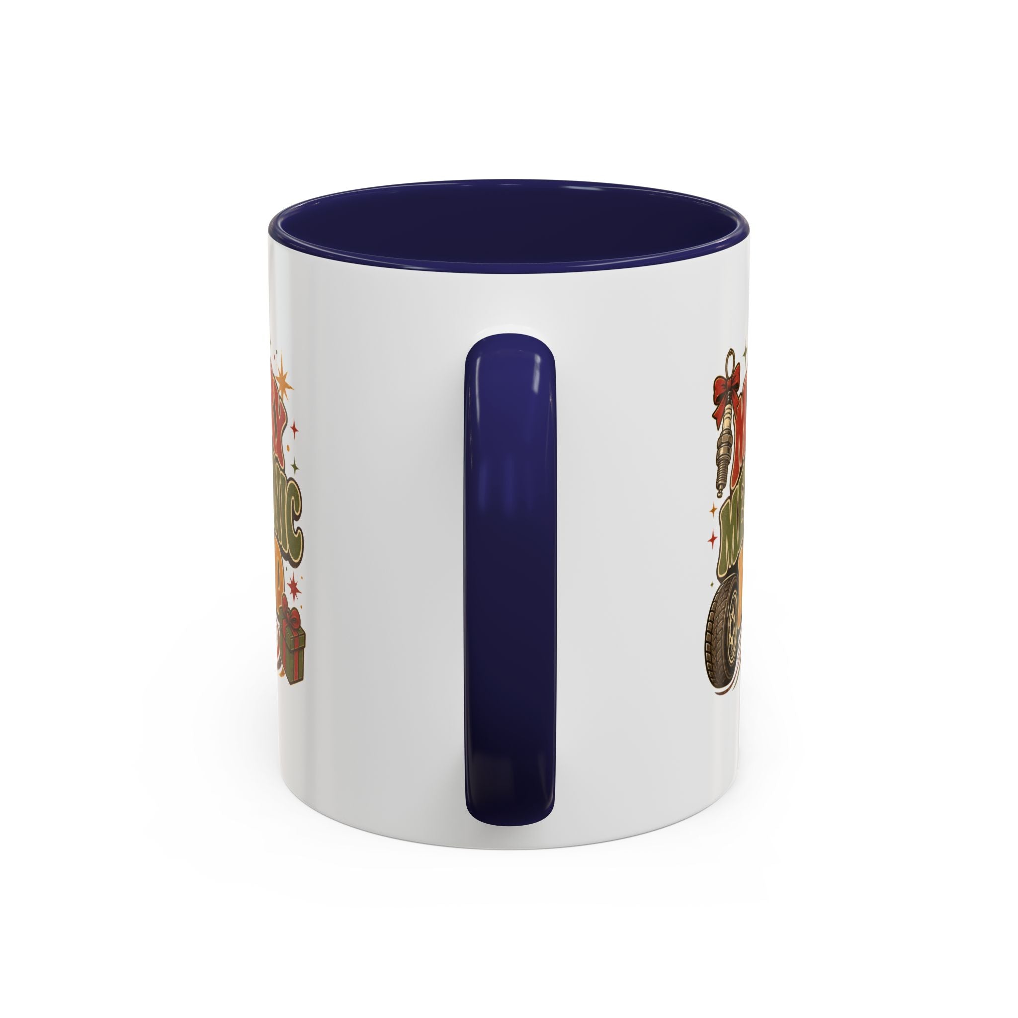 Modern Day Christmas Merry Mechanic Mood Coffee Mug — Holiday Auto Mechanic Gift