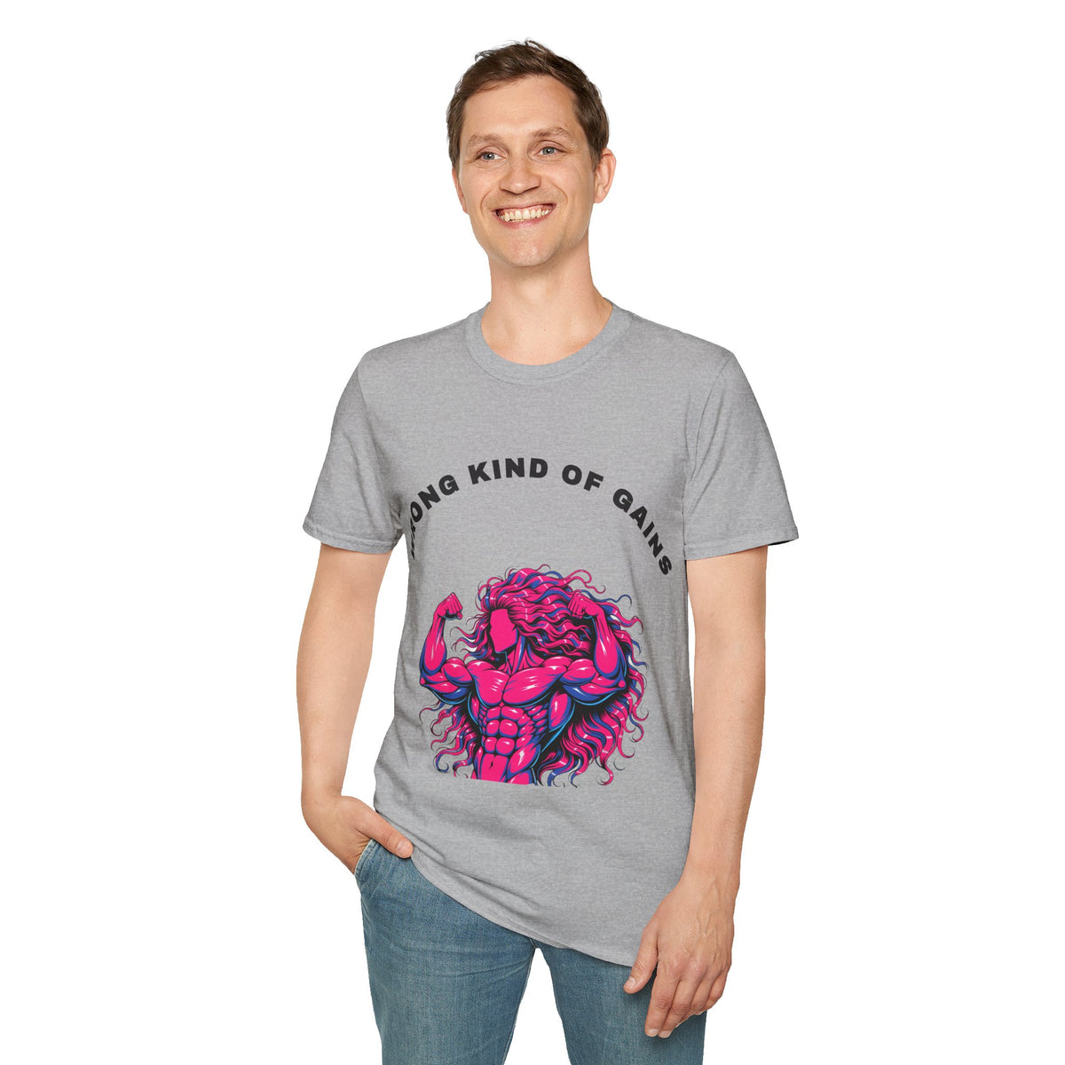T-Shirt — "Wrong Kind of Gains" Muscle Monster Graphic Tee - Trending Now - September 2026