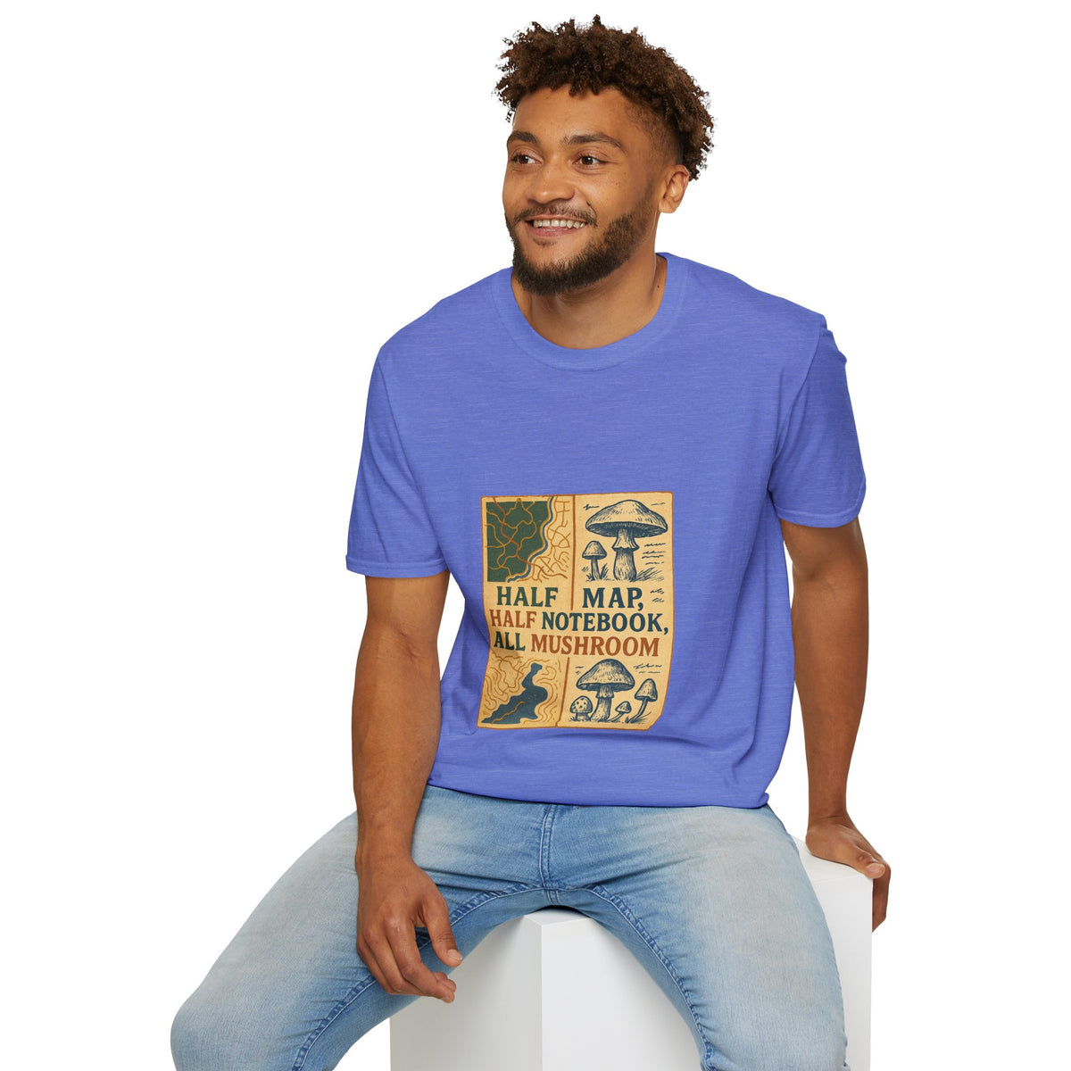 Mushroom Field Guide T-Shirt – Vintage “Half Map, Half Notebook, All Mushroom” Design - Trending Now - October 2026