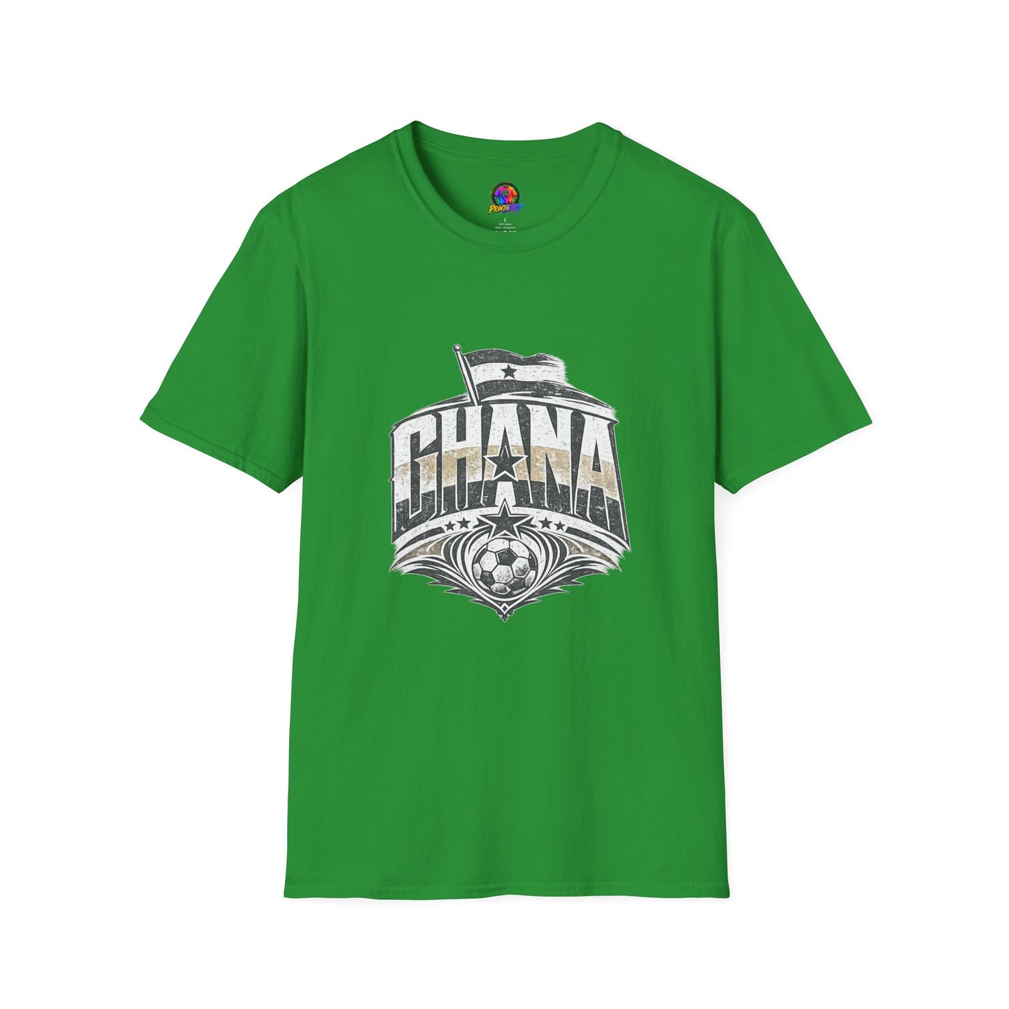 Ghana Vintage Flag T-Shirt — Retro Ghana Pride Graphic Tee