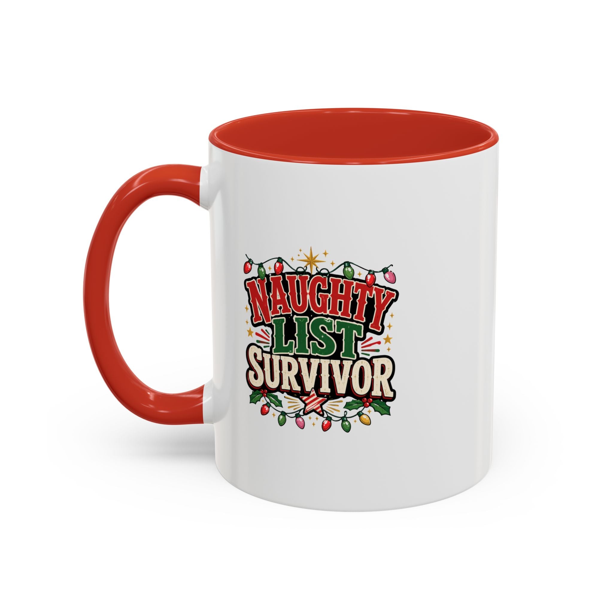 Accent Coffee Mug Naughty List Survivor