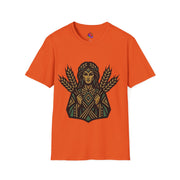 Virgo Zodiac Harvest Goddess T-Shirt — Wheat Maiden Graphic Tee