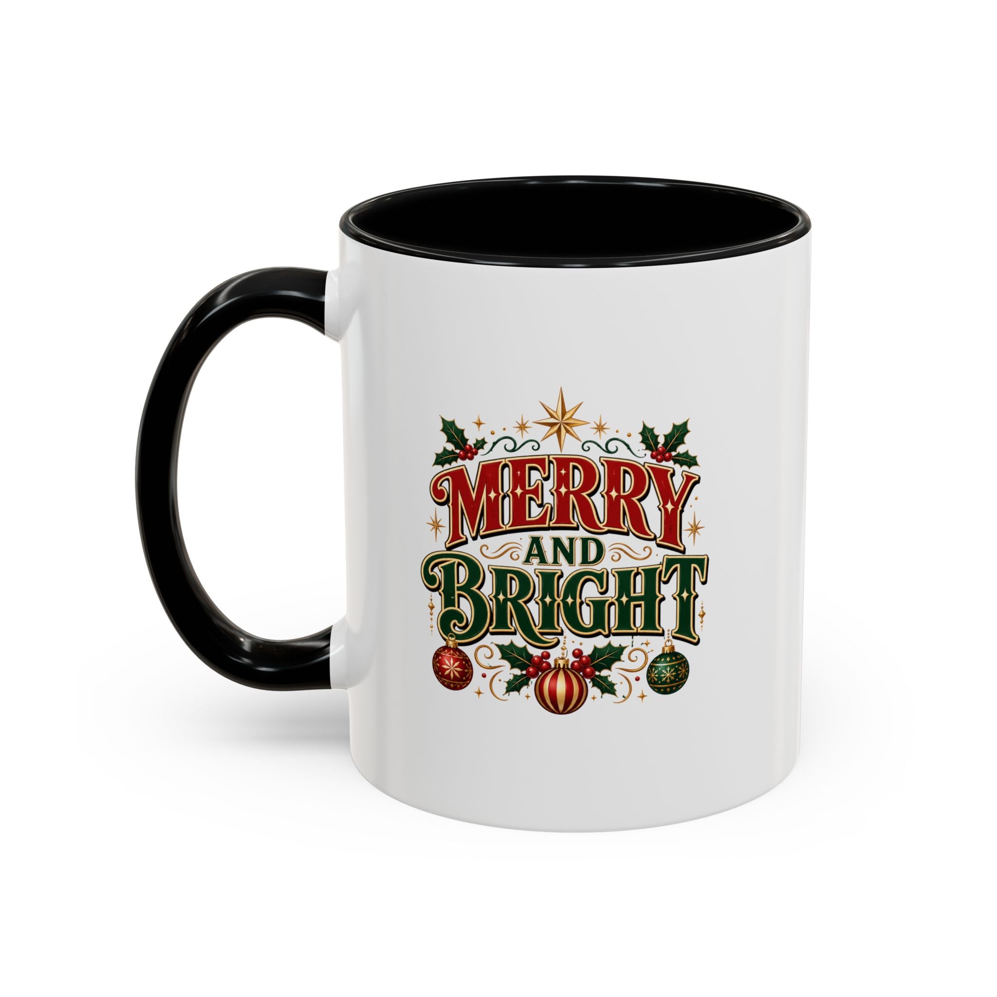 Accent Coffee Mug Merry Bright