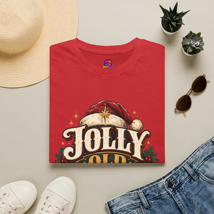 Jolly Old Soul T-Shirt — Vintage Santa Holiday Graphic Tee