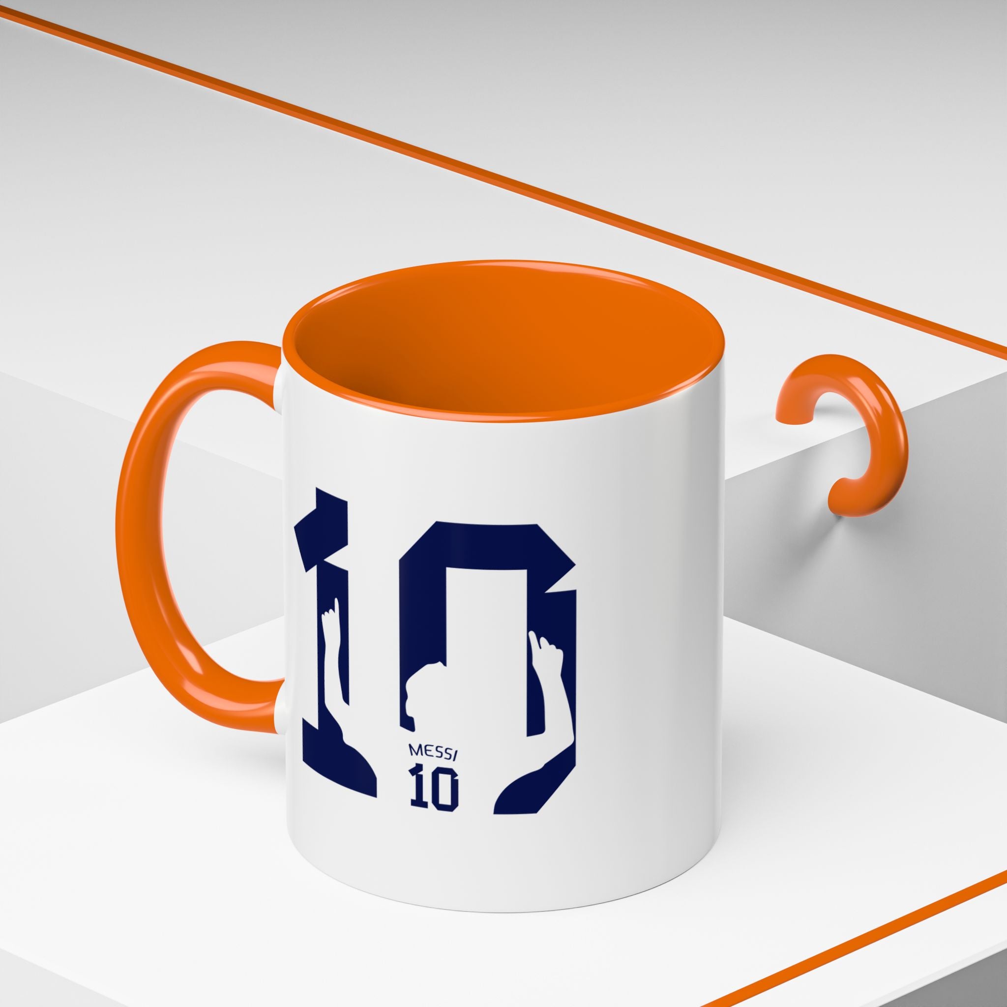 Messi Number 10 Coffee Mug — Soccer Fan Accent Mug