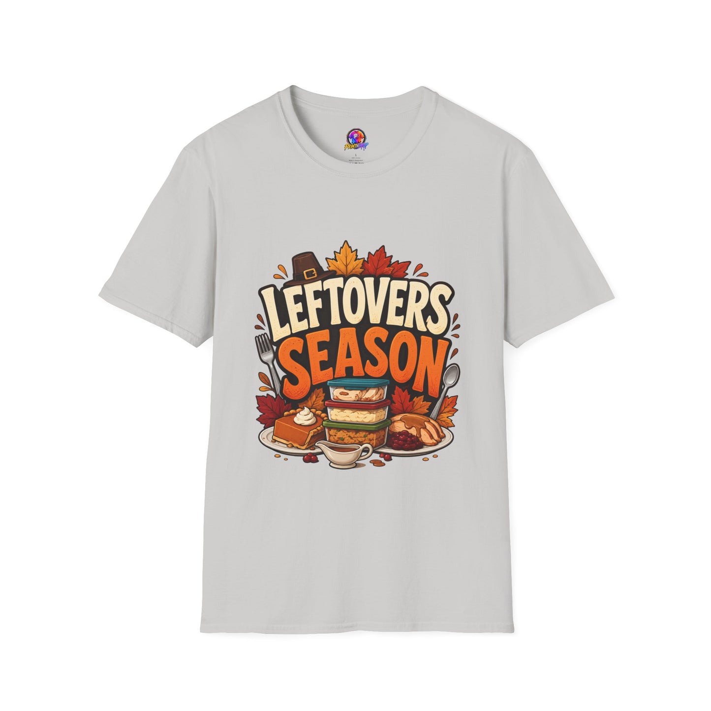 Leftovers Season T-Shirt — Funny Thanksgiving Turkey & Pie Graphic Tee