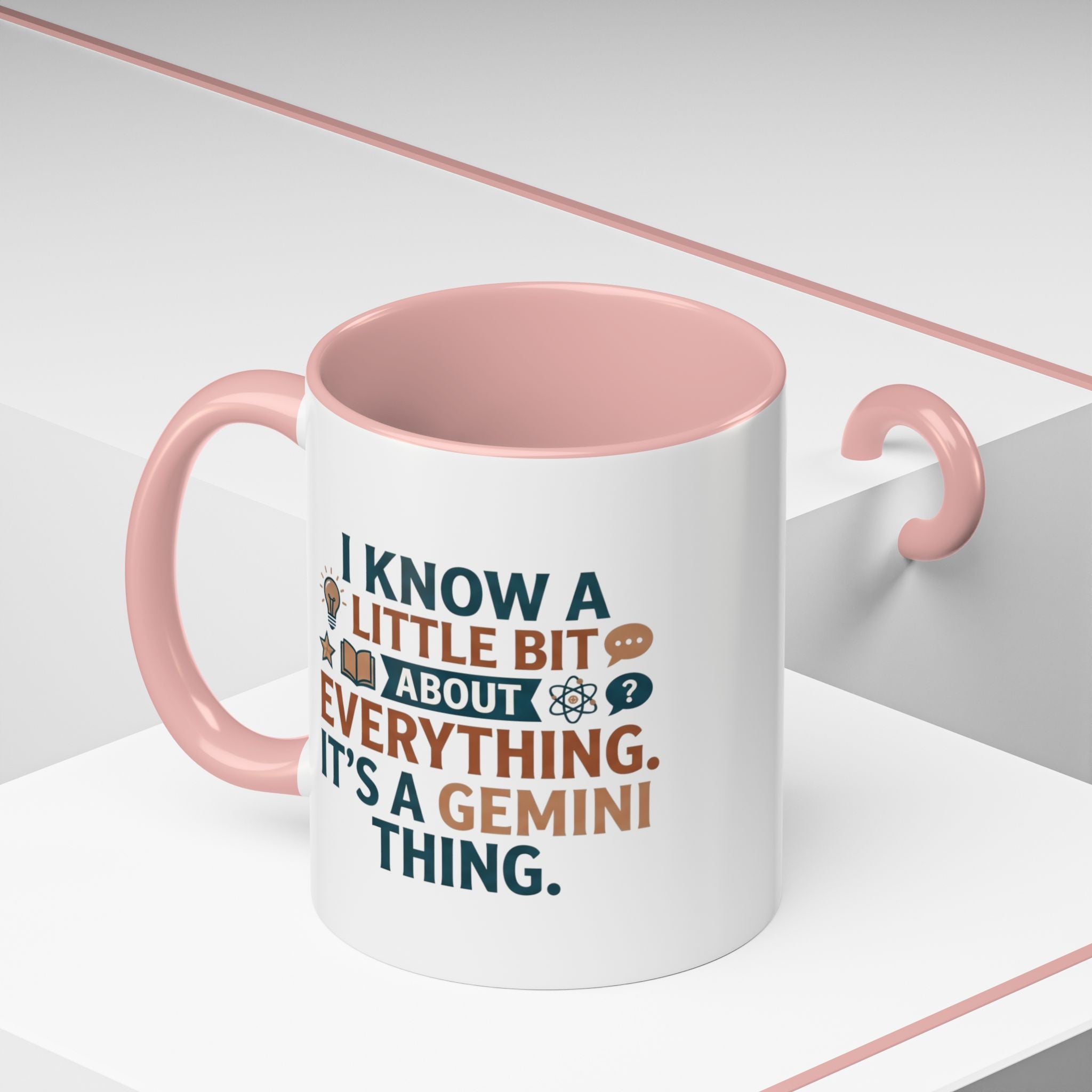 Gemini Zodiac Coffee Mug — "I Know a Little Bit About Everything, It's a Gemini Thing"