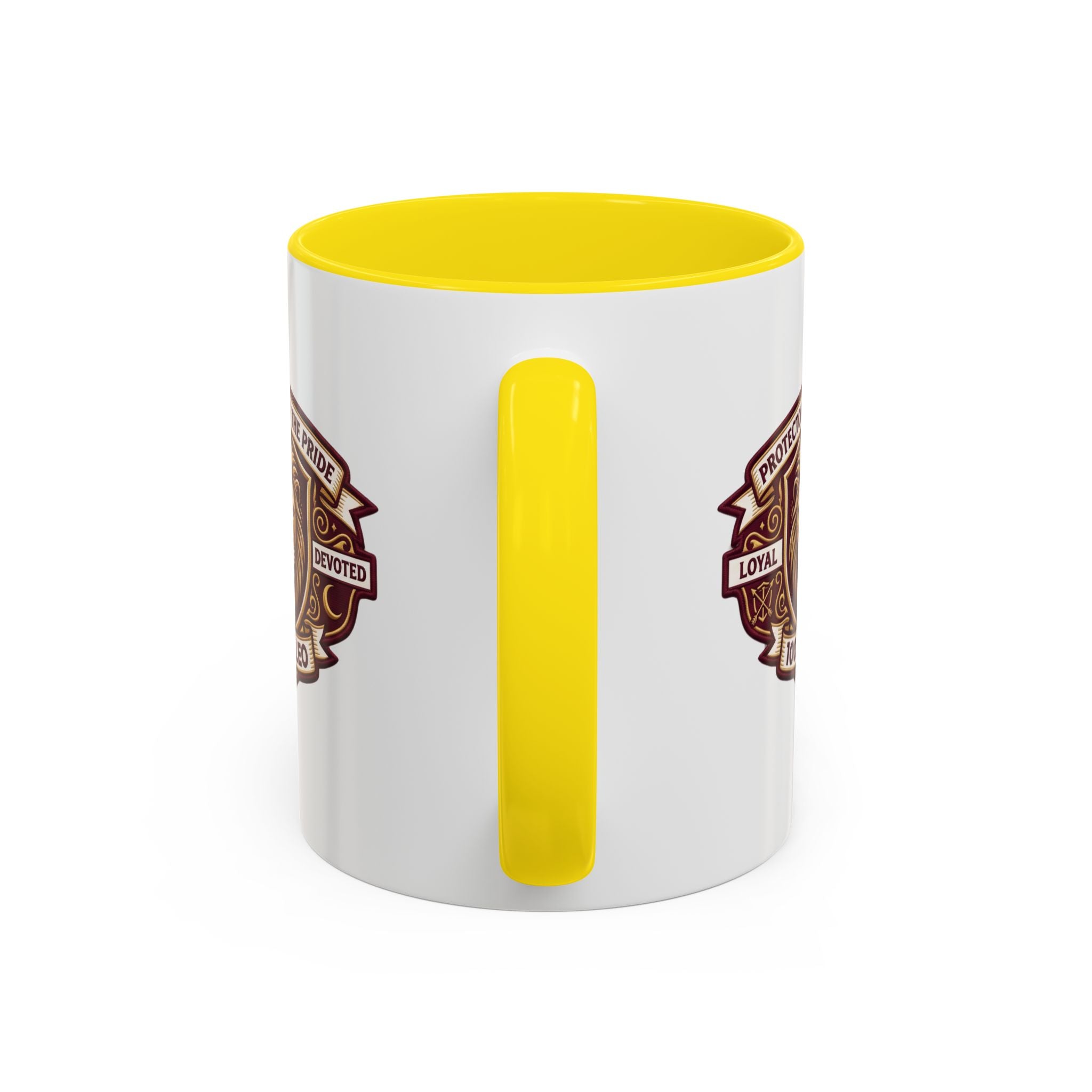 Leo Zodiac Coffee Mug — "Protector of the Pride" Lion Design (11/15 oz)