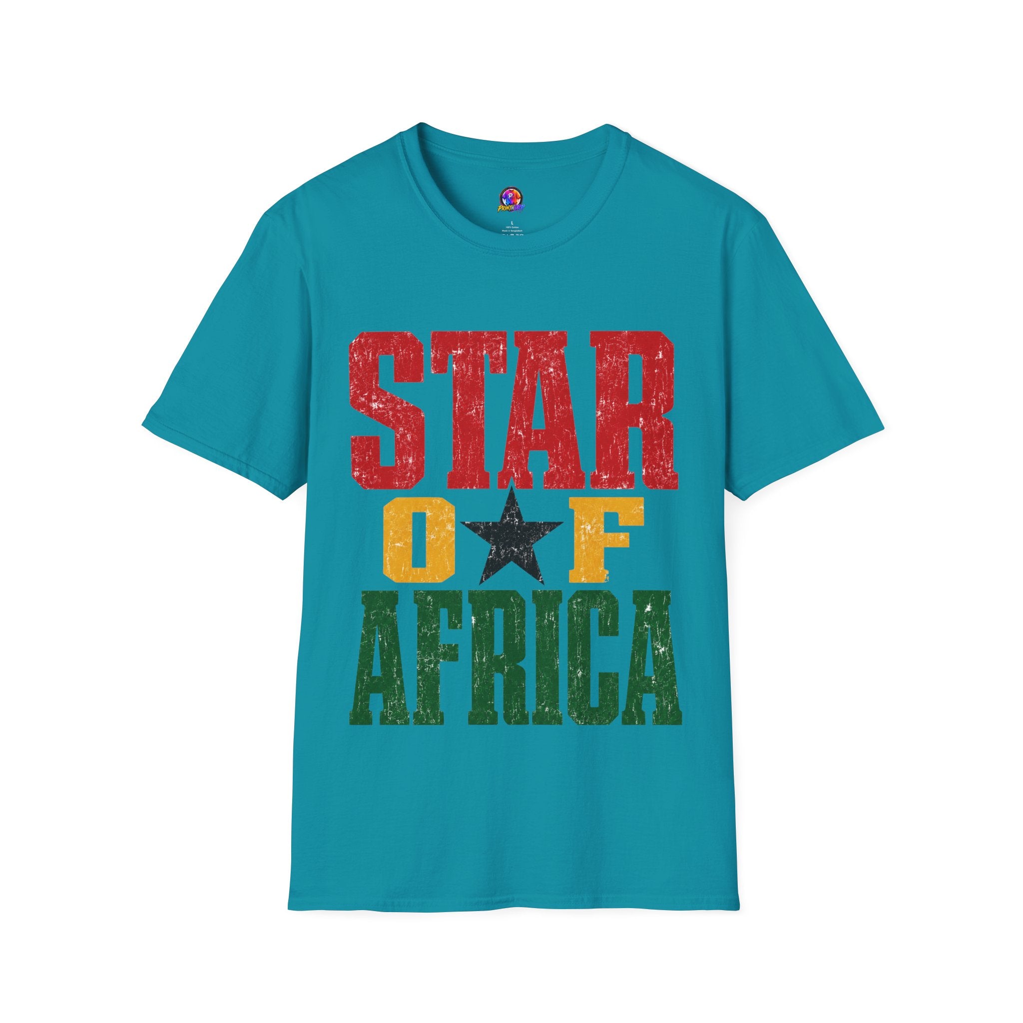 Ghana Star of Africa T-Shirt — Retro Pan-African Graphic Tee