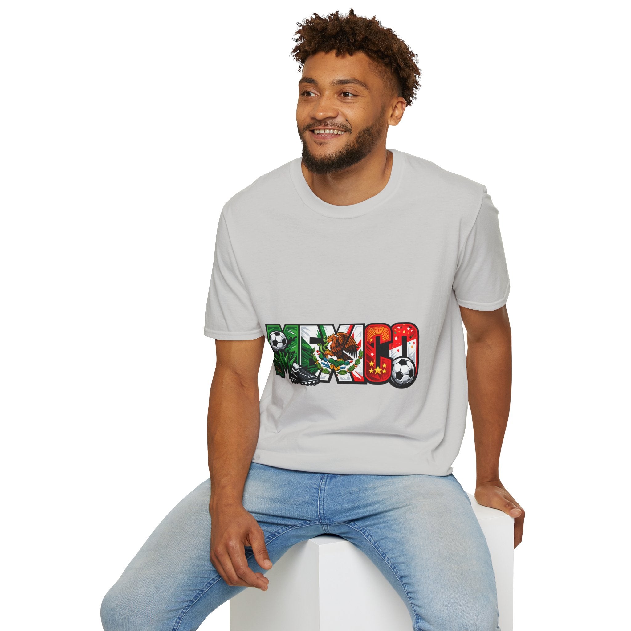 Mexico Soccer T-Shirt — Mexican Flag Football Pride Tee