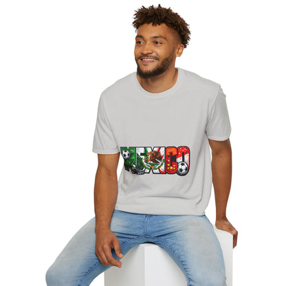 Mexico Soccer T-Shirt — Mexican Flag Football Pride Tee