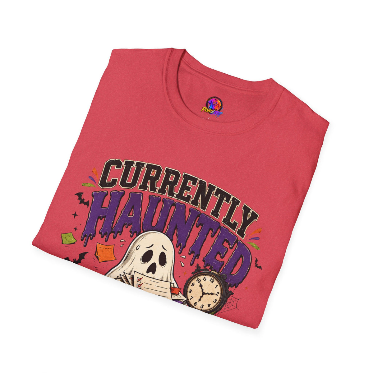 Halloween Currently Haunted Unisex Softstyle T-Shirt
