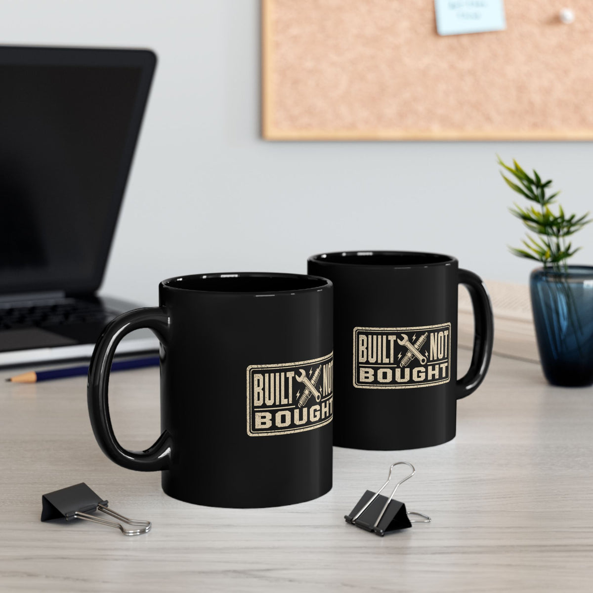 Milo Bailey Dog Dad Mom Built Not Bought Mug — Mechanic DIY Pride Coffee Cup