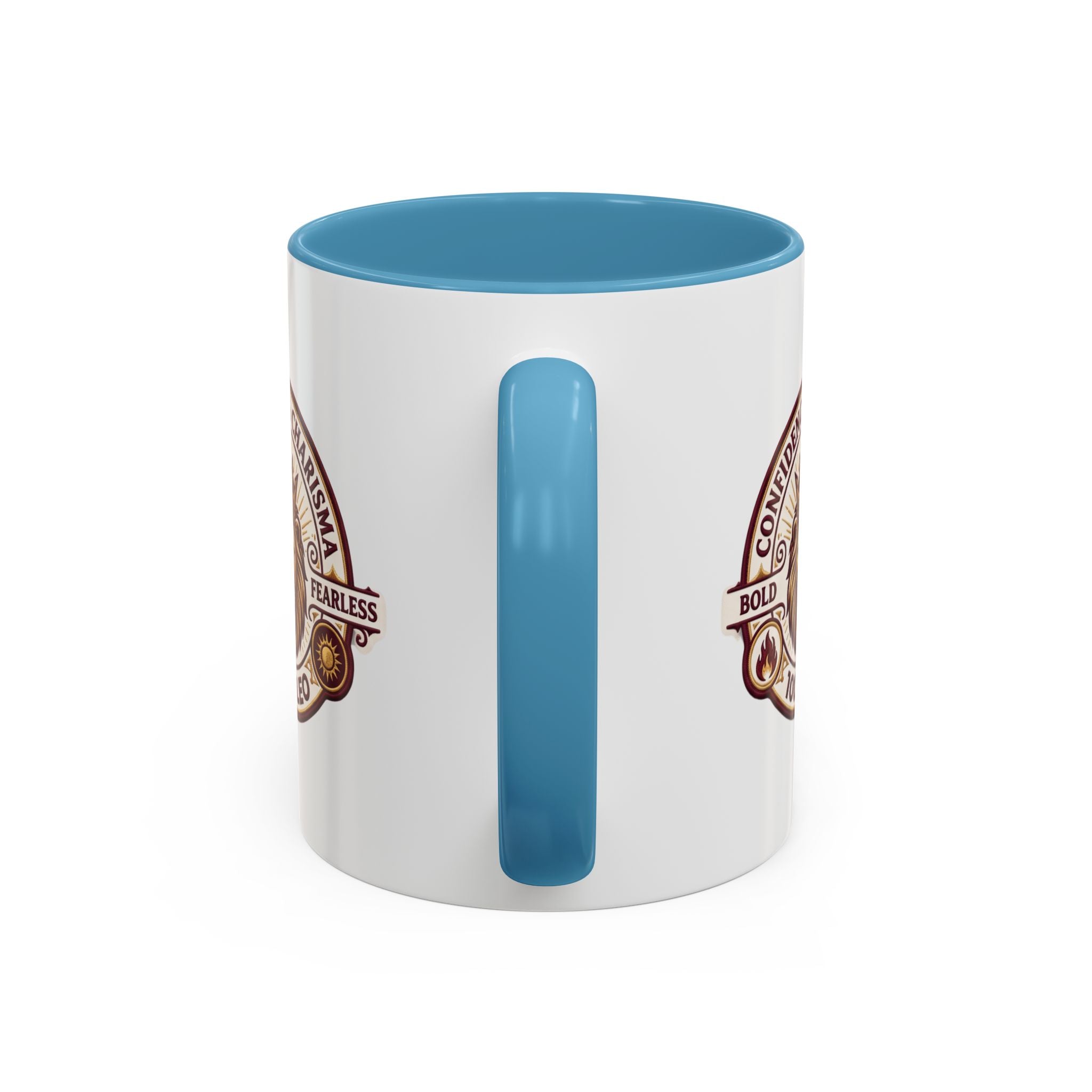 Leo Zodiac Coffee Mug — '100% Leo' Lion Design, Confidence & Charisma Gift