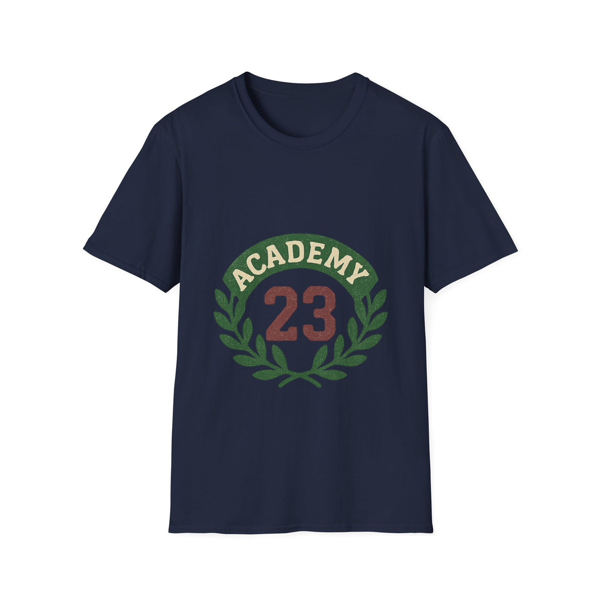 Academy 23 Badge T-Shirt — Vintage Laurel Emblem Tee - Trending Now - August 2026