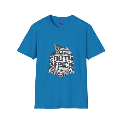 South Africa Flag & Soccer Crest T‑Shirt