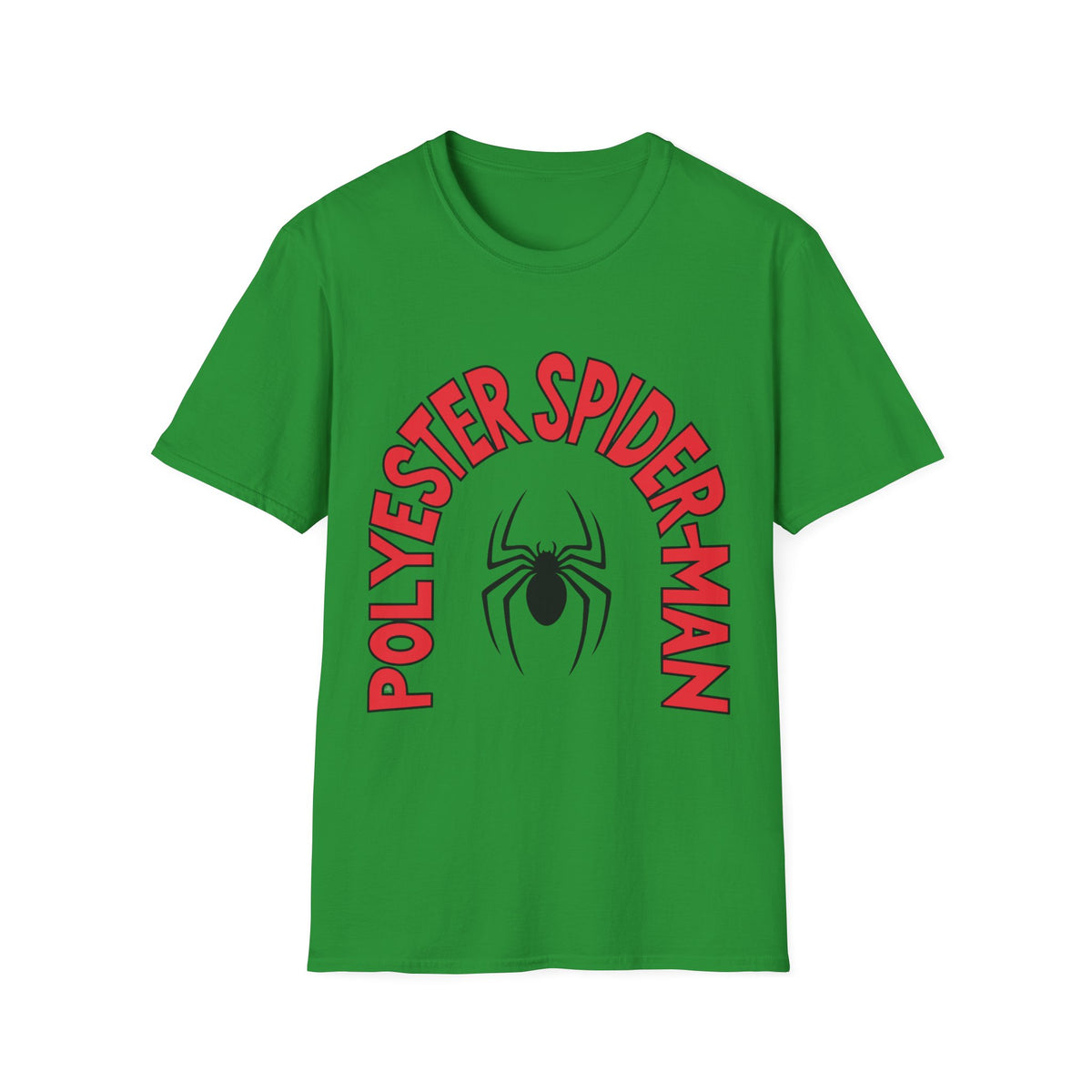 Spider Graphic T-Shirt — "Polyester Spiderman" Retro Spider Logo Tee - Trending Now - August 2026