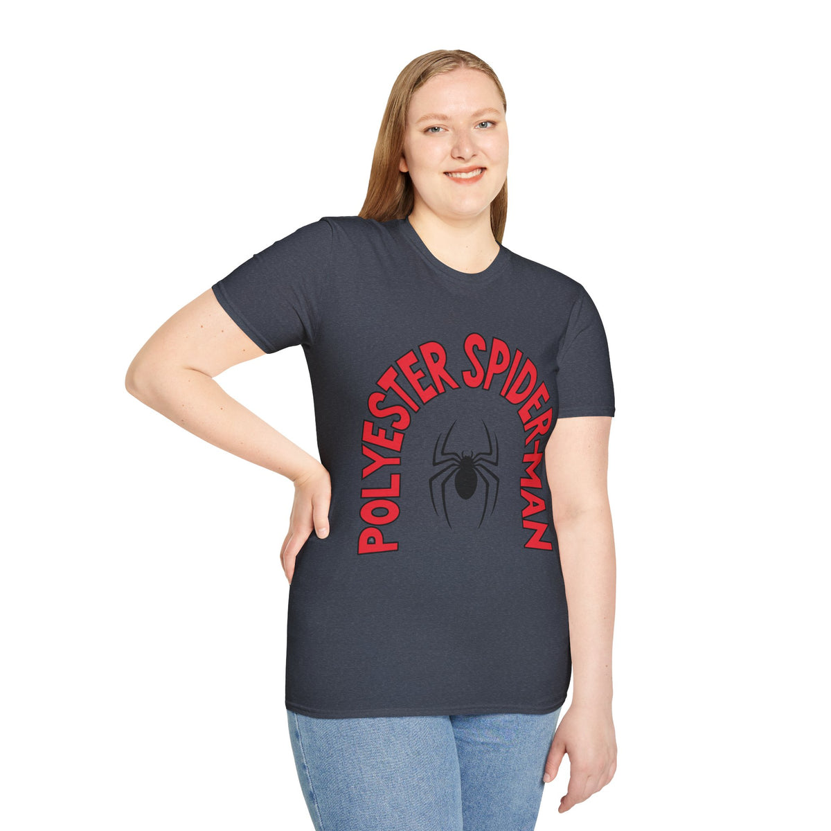Spider Graphic T-Shirt — "Polyester Spiderman" Retro Spider Logo Tee - Trending Now - August 2026