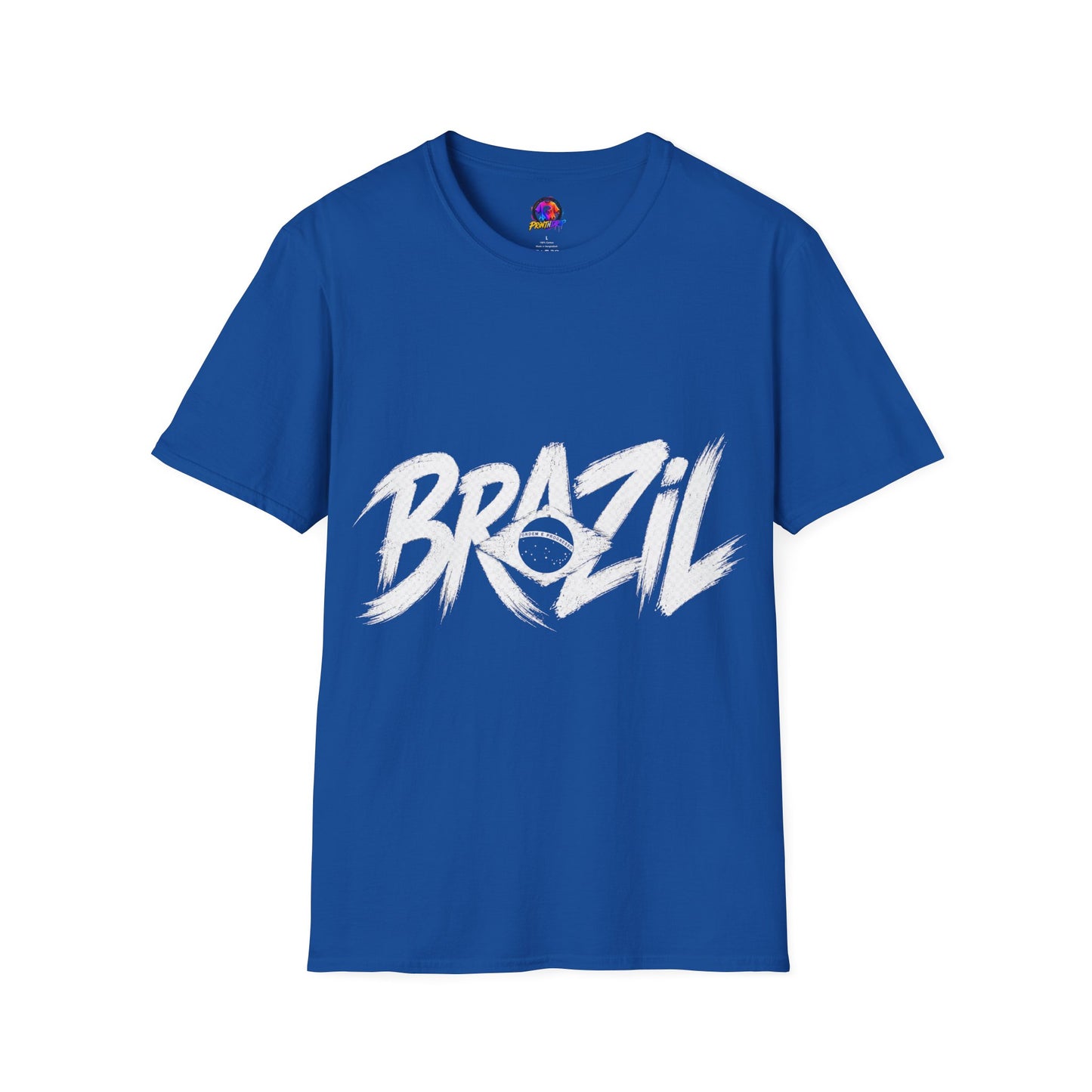 Brazil Minimal Marble Waves T-Shirt