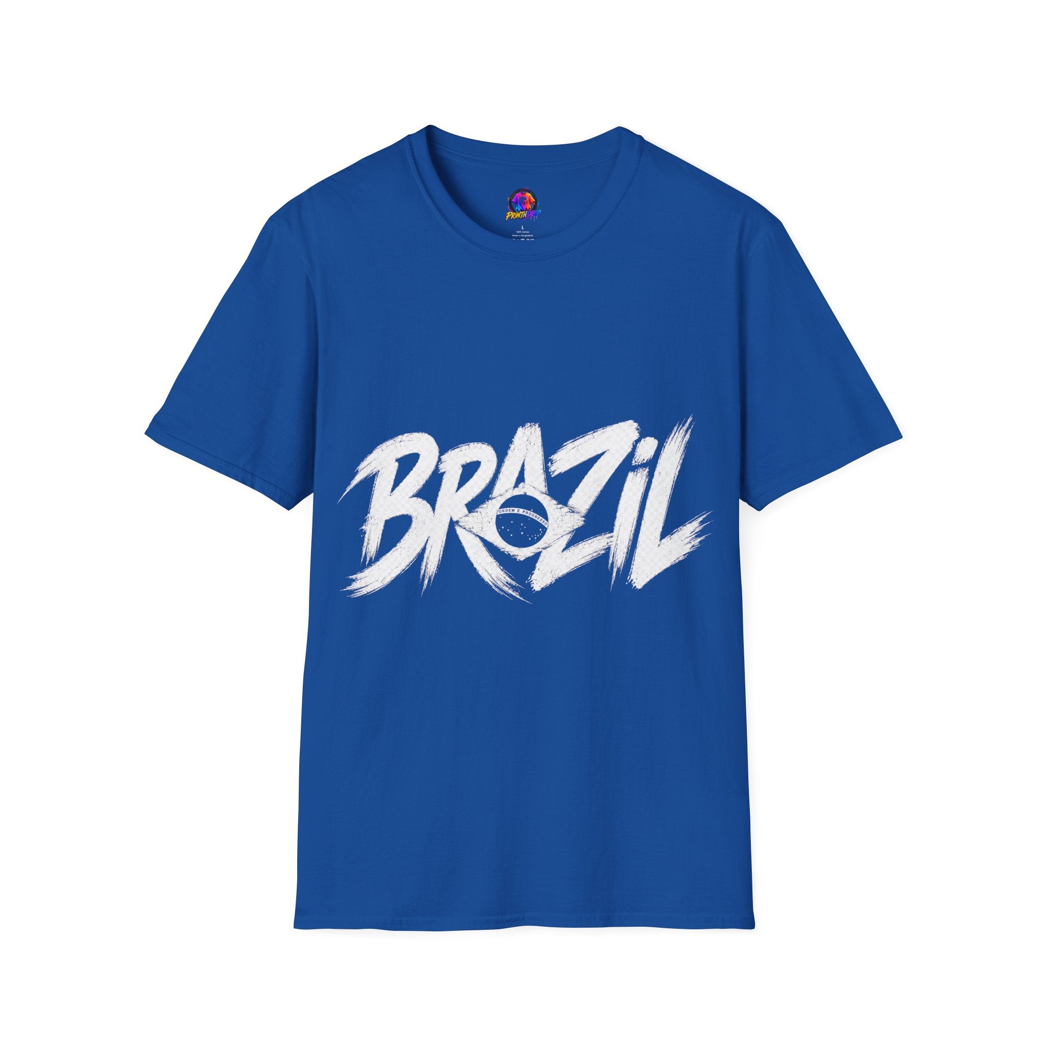 Brazil Minimal Marble Waves T-Shirt