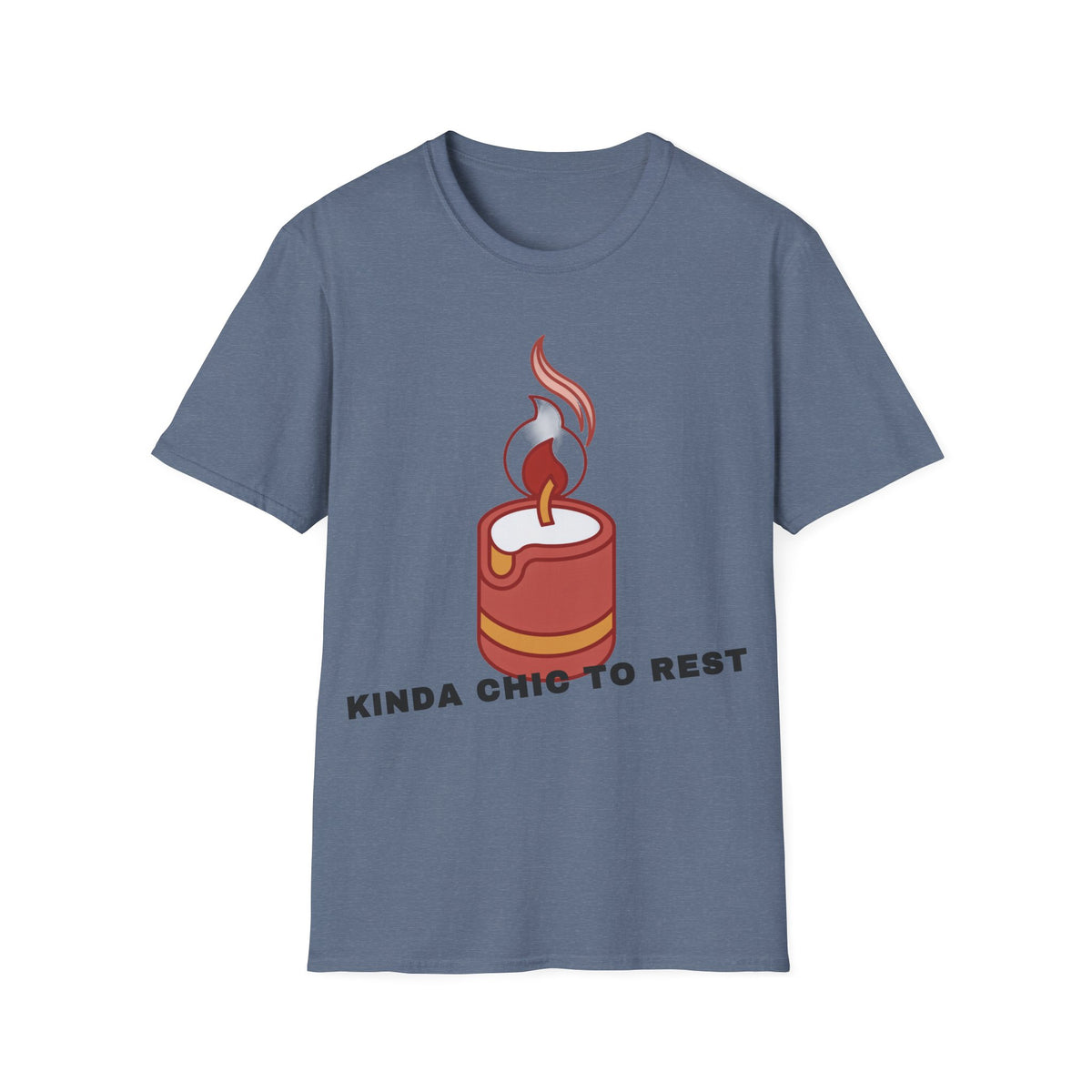 Candle Graphic T-Shirt — 'Kinda Lit' Cozy Candle Tee - Trending Now - September 2026