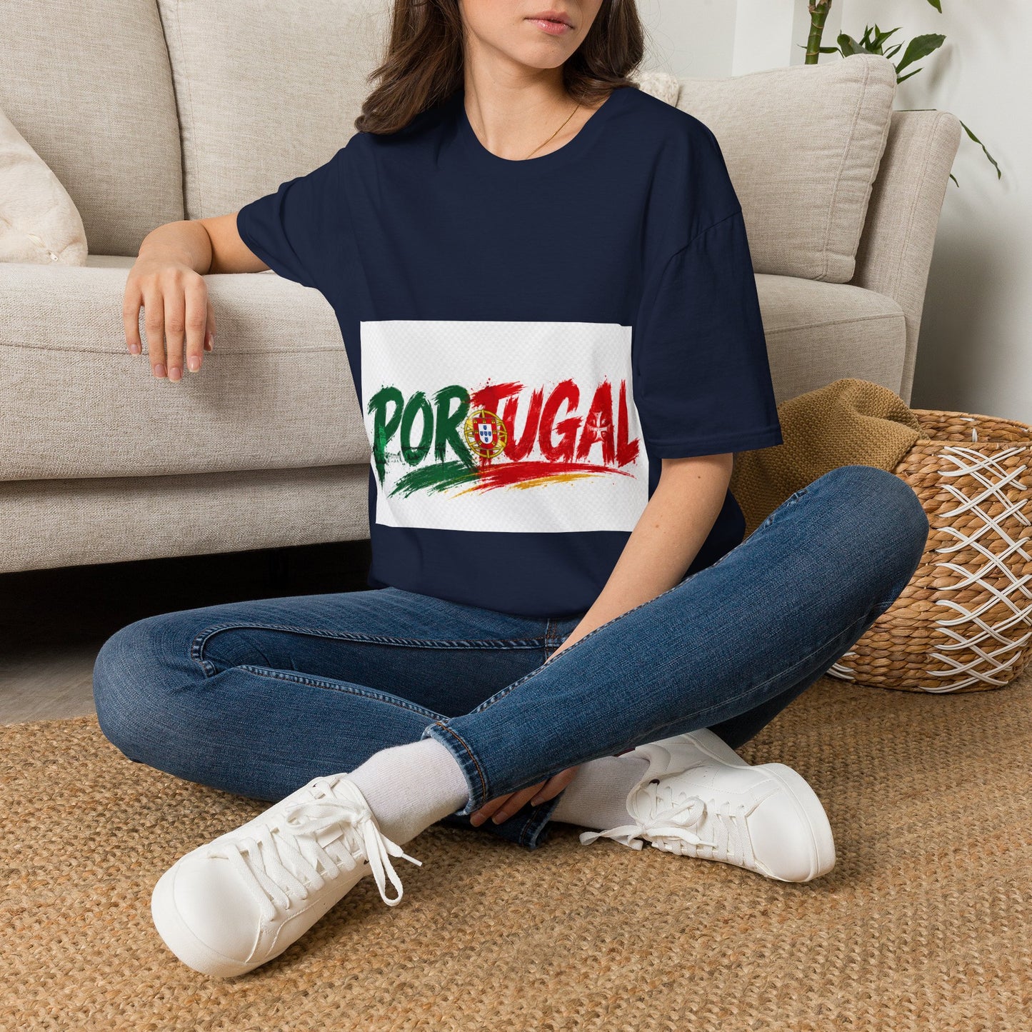 Portugal Flag Script T-Shirt — Portuguese Pride Tee